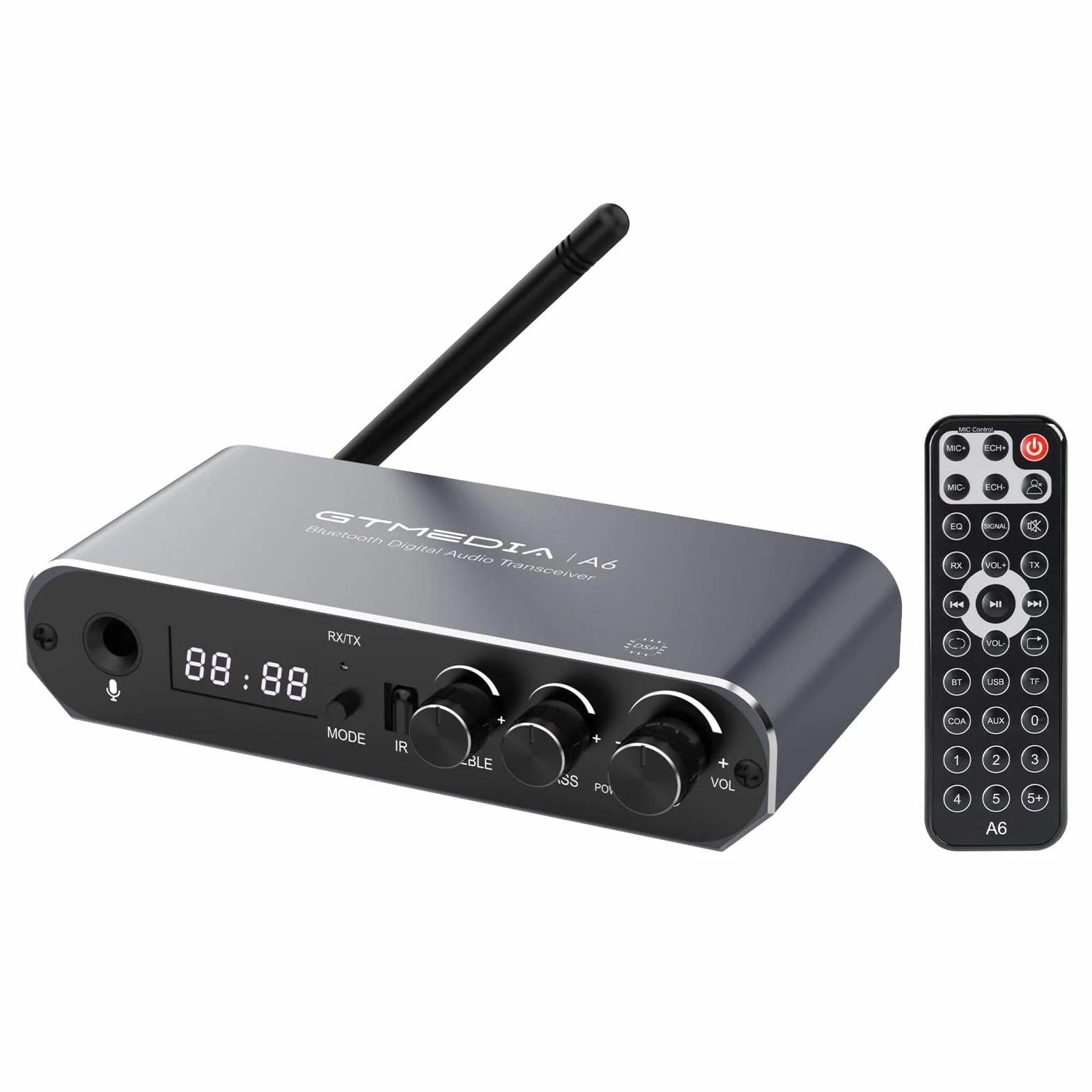 Upgrade Transmiter Bluetooth 5 w 1 Do Telewizora, Low Latency & HD Adapter Audio, HiFi Wireless Music, Obsługa Aplikacji GTMedia Connect