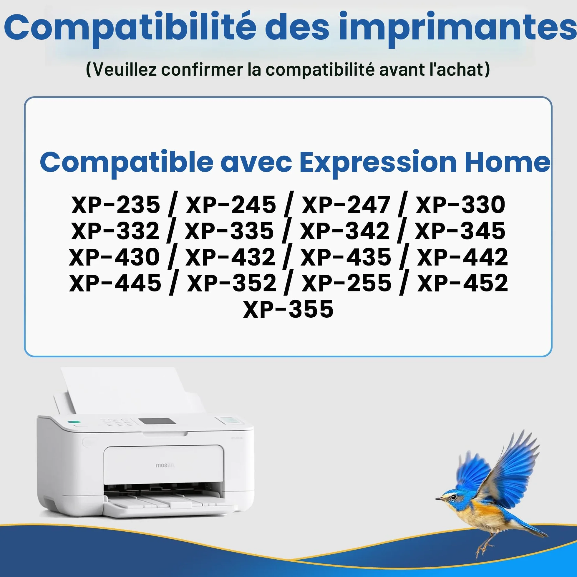 Cartouches d'encre Compatibles pour Epson 29 XL Lot de 10 pour XP-255 XP-445 XP-352 XP-247
