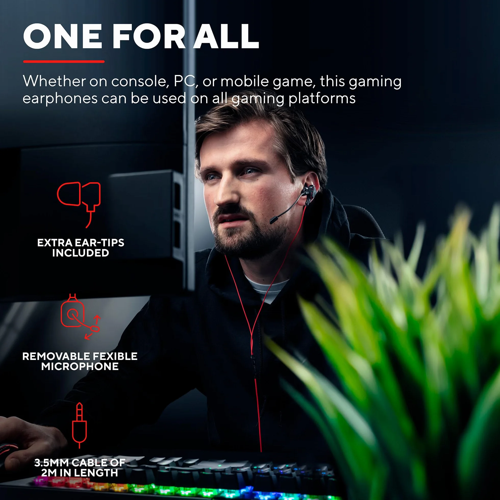 Trust Gaming GXT 411P Radius 23029, Słuchawki, Czarny