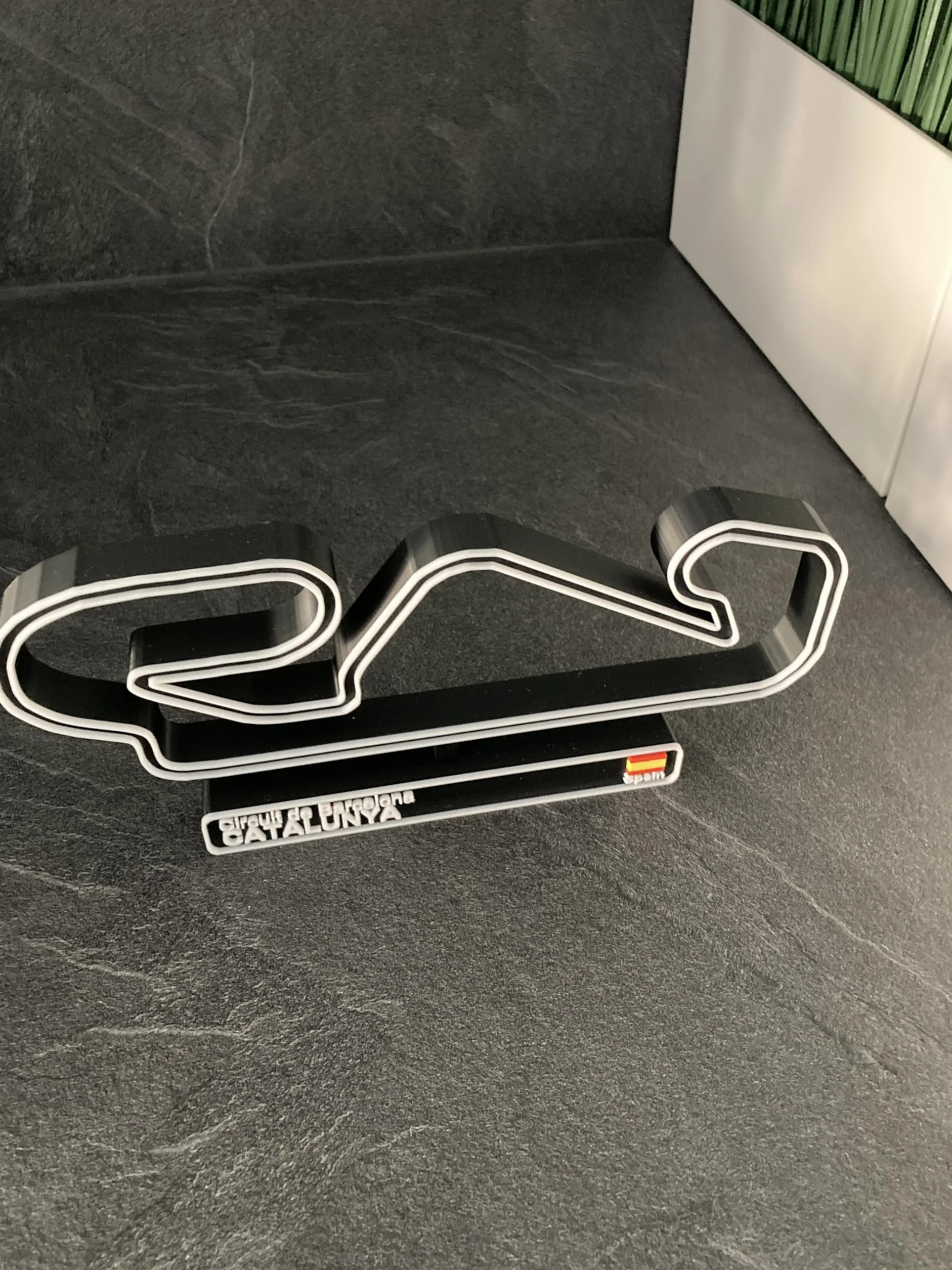 Maquette 3D Circuit de Barcelone, Décoration Automobile