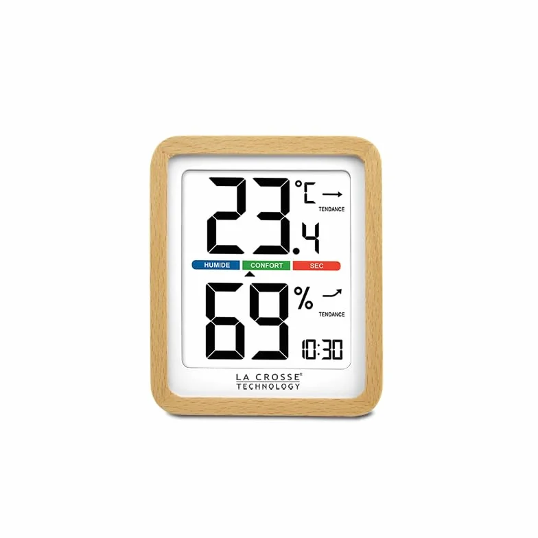 La Crosse Technology WS6281 Station Thermo-Hygro Finition bois