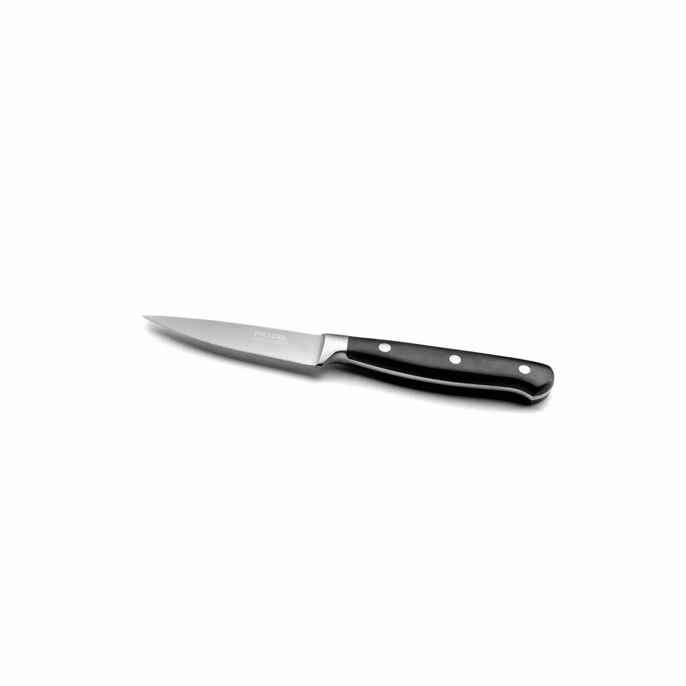 Couteau d'office PRADEL ESSENTIEL Acier inoxydable 13 C Lame 9 cm Noir