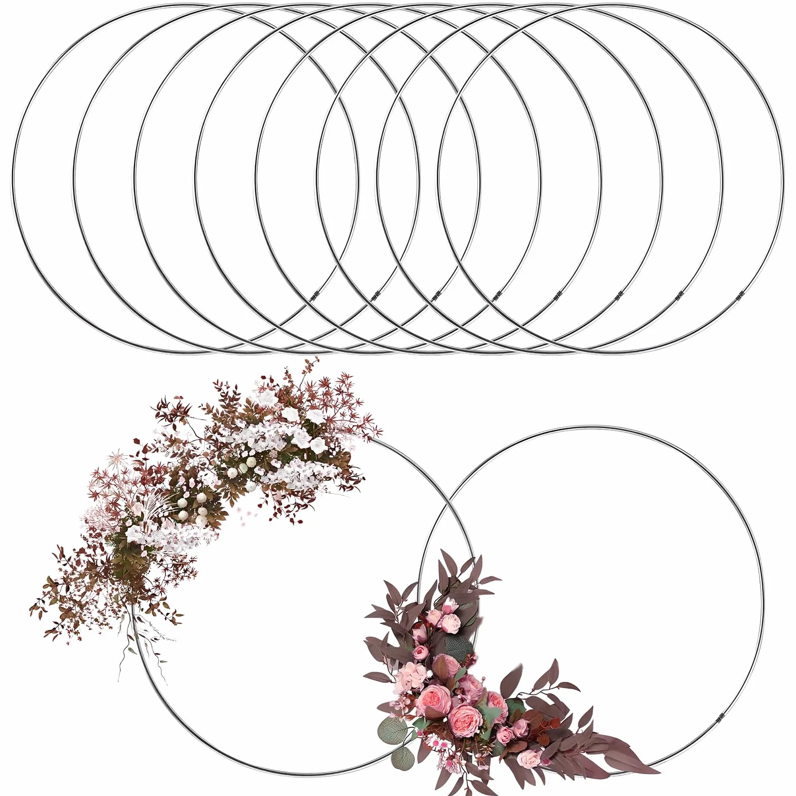 Cercle en Fer Metal 15 cm Anneau Attrape Rêve Décoratif