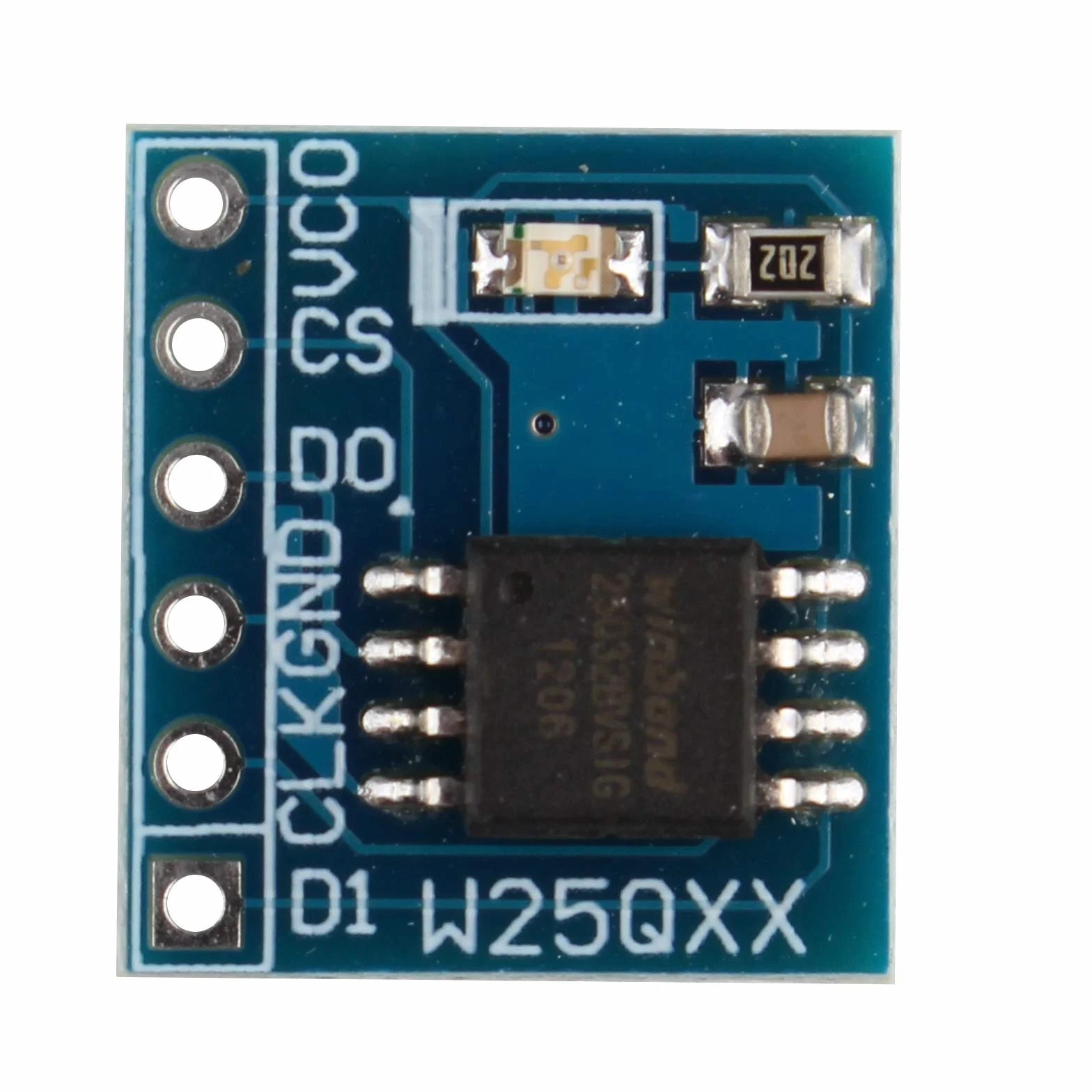 Lot de 2 modules de stockage Nor Flash W25Q32 32 Mbit Interface SPI pour STM32