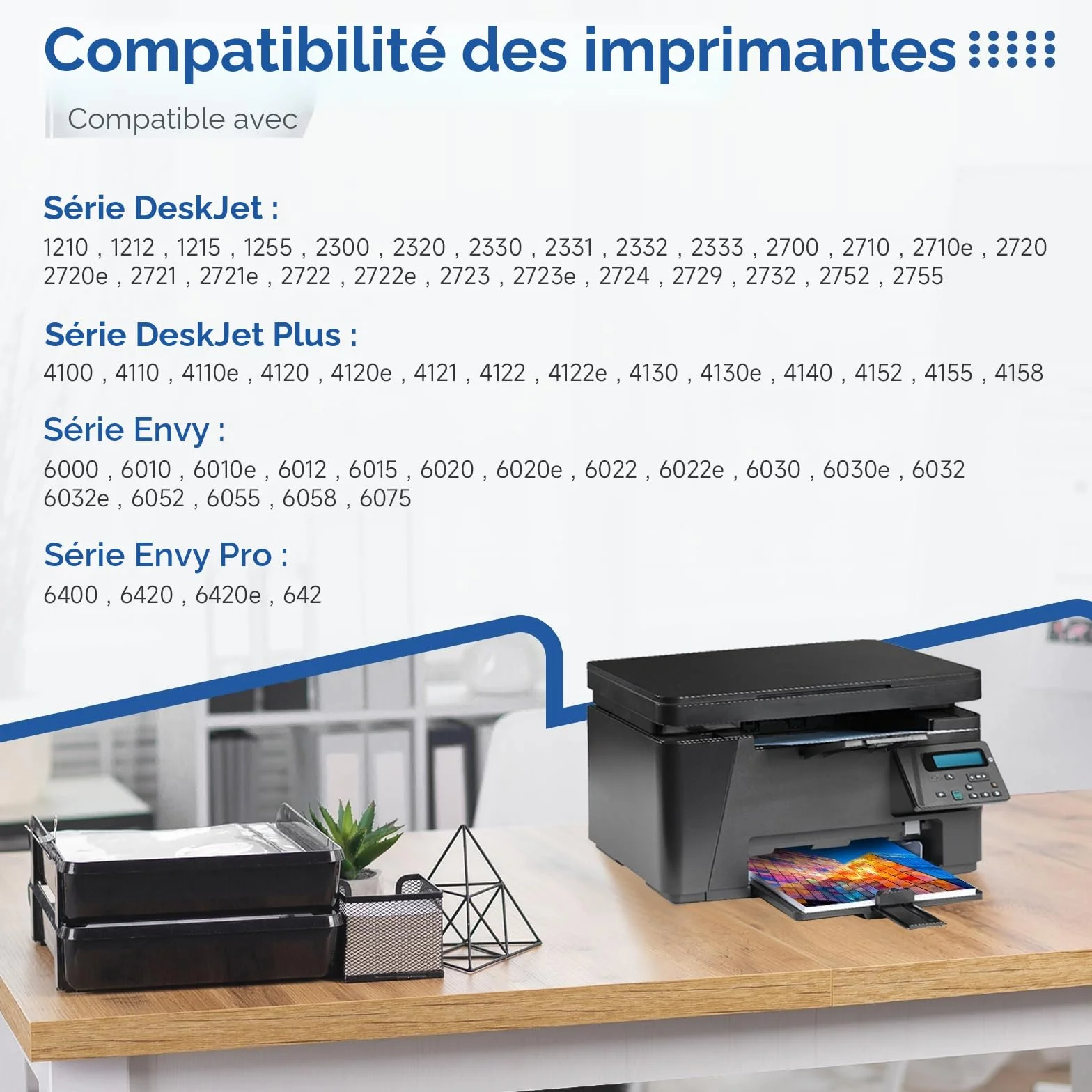 Cartouches HP 305 XL Noir et Couleur Remplacement pour Imprimante HP Deskjet 2820e 2720e 2722e Plus 4220e 4122e Envy 6032e 6430e