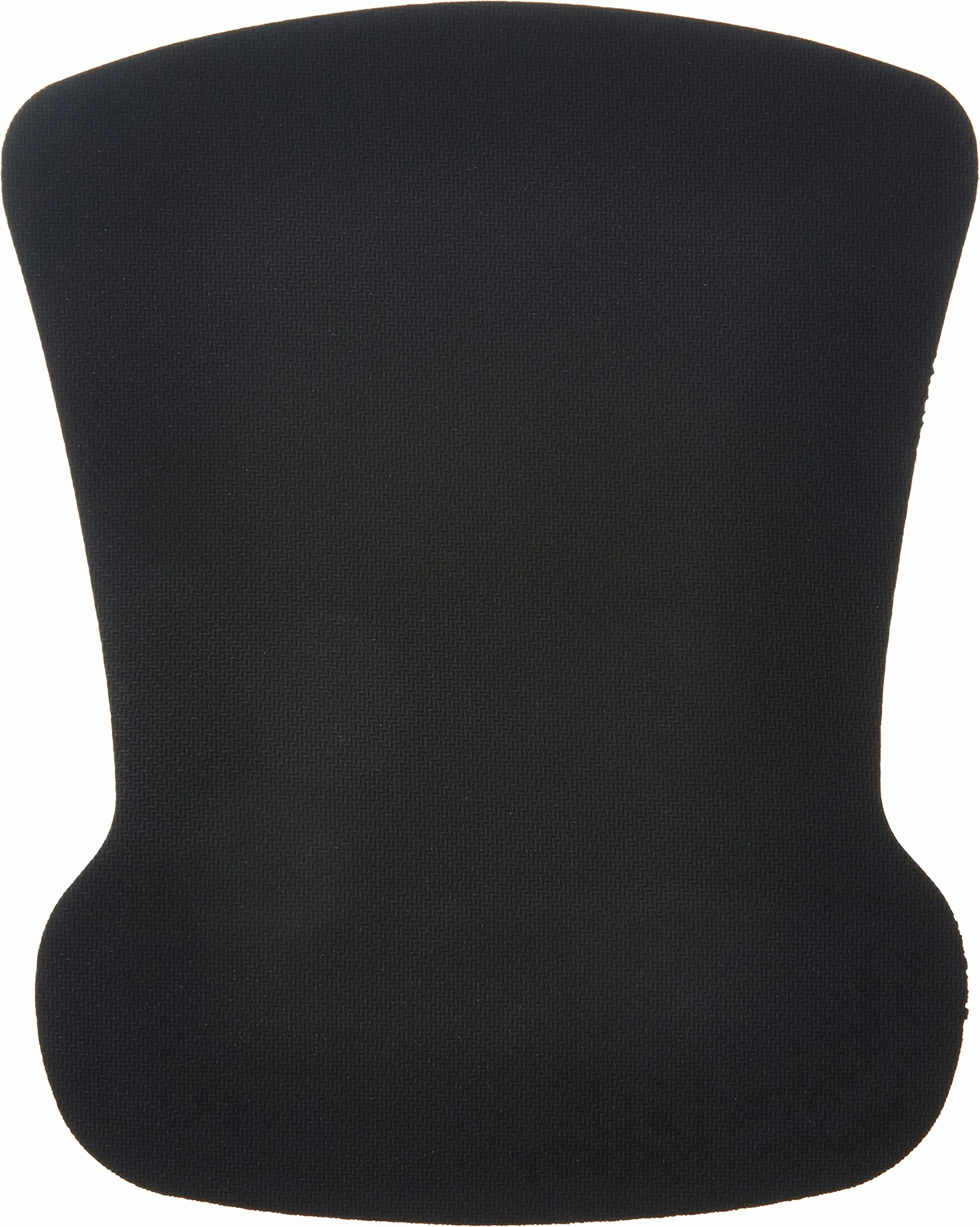 Amazon Basics Tapis de Souris irrégulier avec Repose-Poignet en Gel 20 x 25 cm Noir