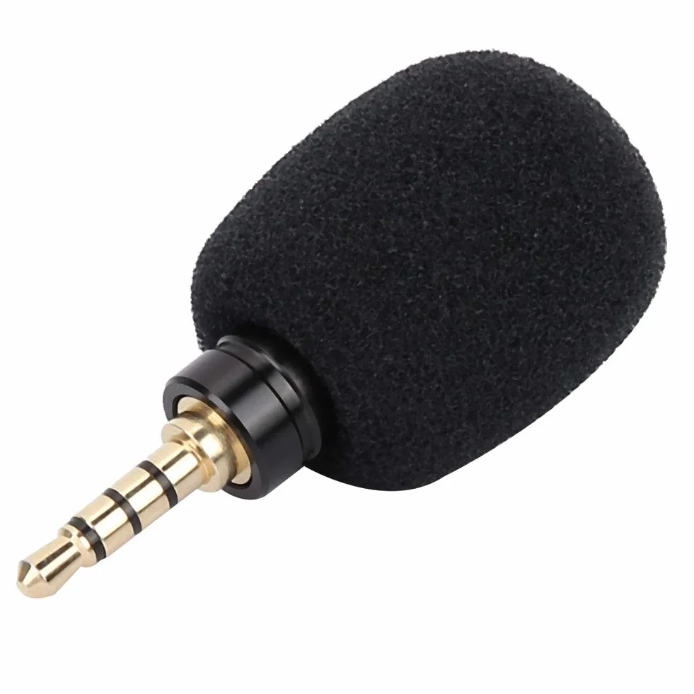 Topiky Mini mikrofon EY-630A, mikrofon pojemnościowy, wysoka czułość, przenośny, z wtyczką jack 3,5 mm do smartfonów