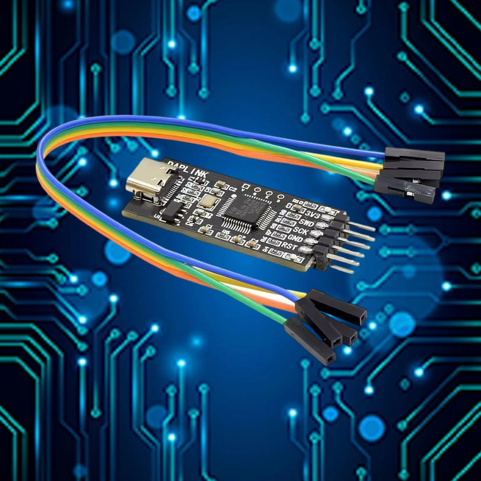 Débogueur DAPLink SWD avec téléchargement Hors Ligne USB Type C pour développement intégré