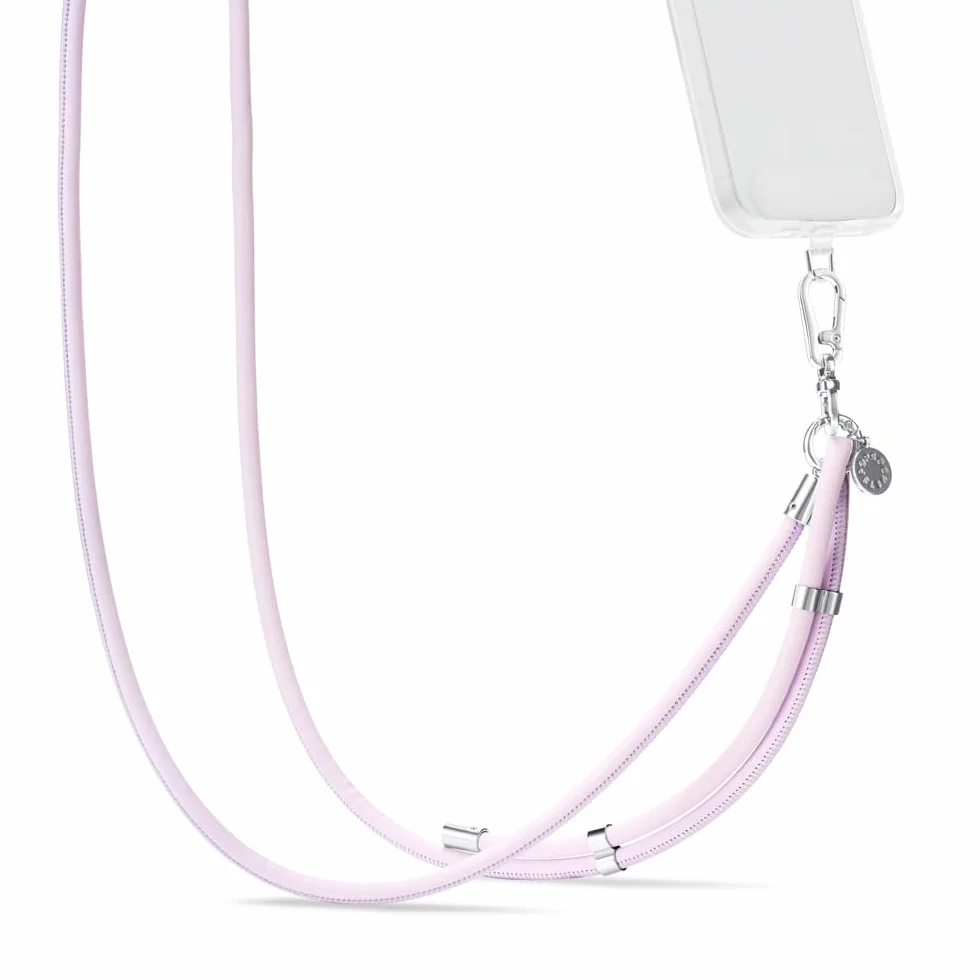 PopSockets Smycz do telefonu, uchwyt na telefon, pasek do urządzenia crossbody - liliowy