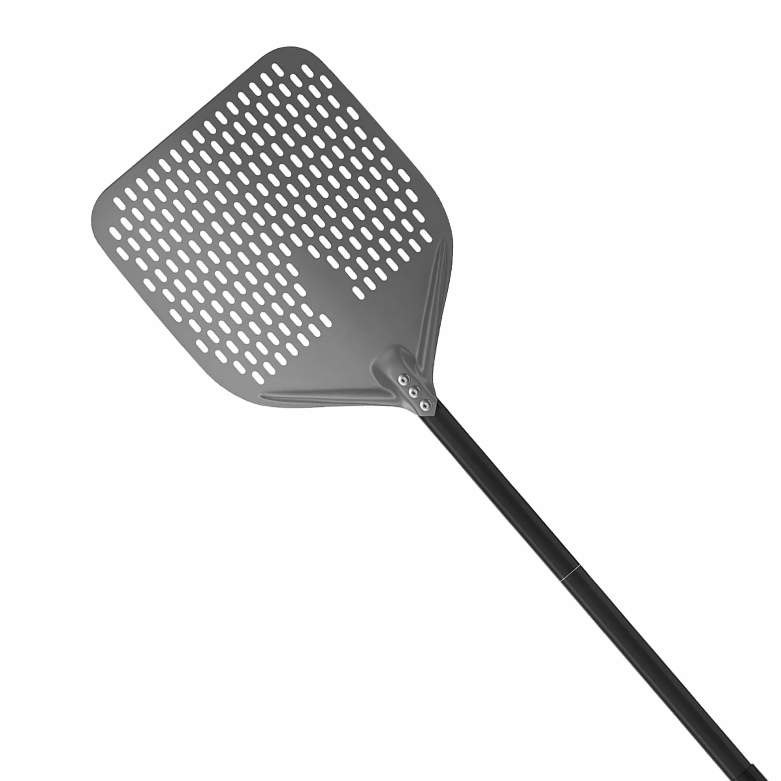 G.a HOMEFAVOR Pelle à Pizza Perforée De 12 Pouces En Aluminium Anodisé Dur De 9 Pouces, Brosse Pour Four à Pizza Ensemble De 3 Pièces Pour Four à Pizza