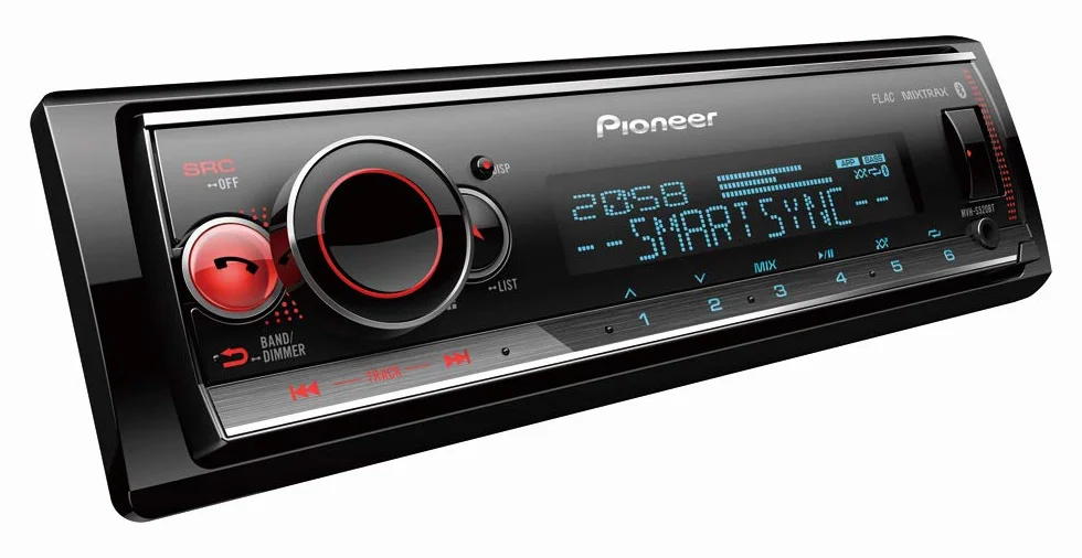 Pioneer MVH-S520BT Radio, Czarny, ‎8 x 17.8 x 5 cm; 879.97 g