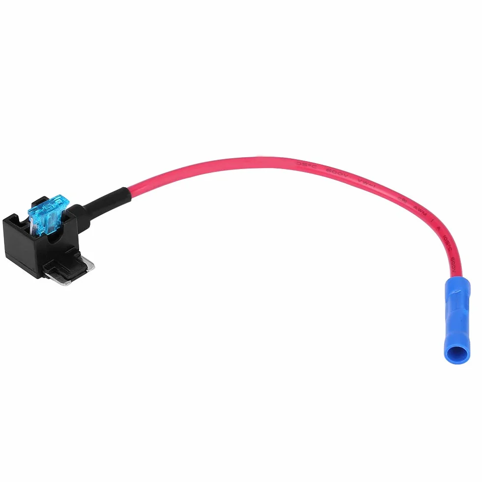 5 szt. adapter bezpiecznikowy do samochodu z uchwytem, automatyczny adapter z bezpiecznikiem, 15 A (mikro-mini)