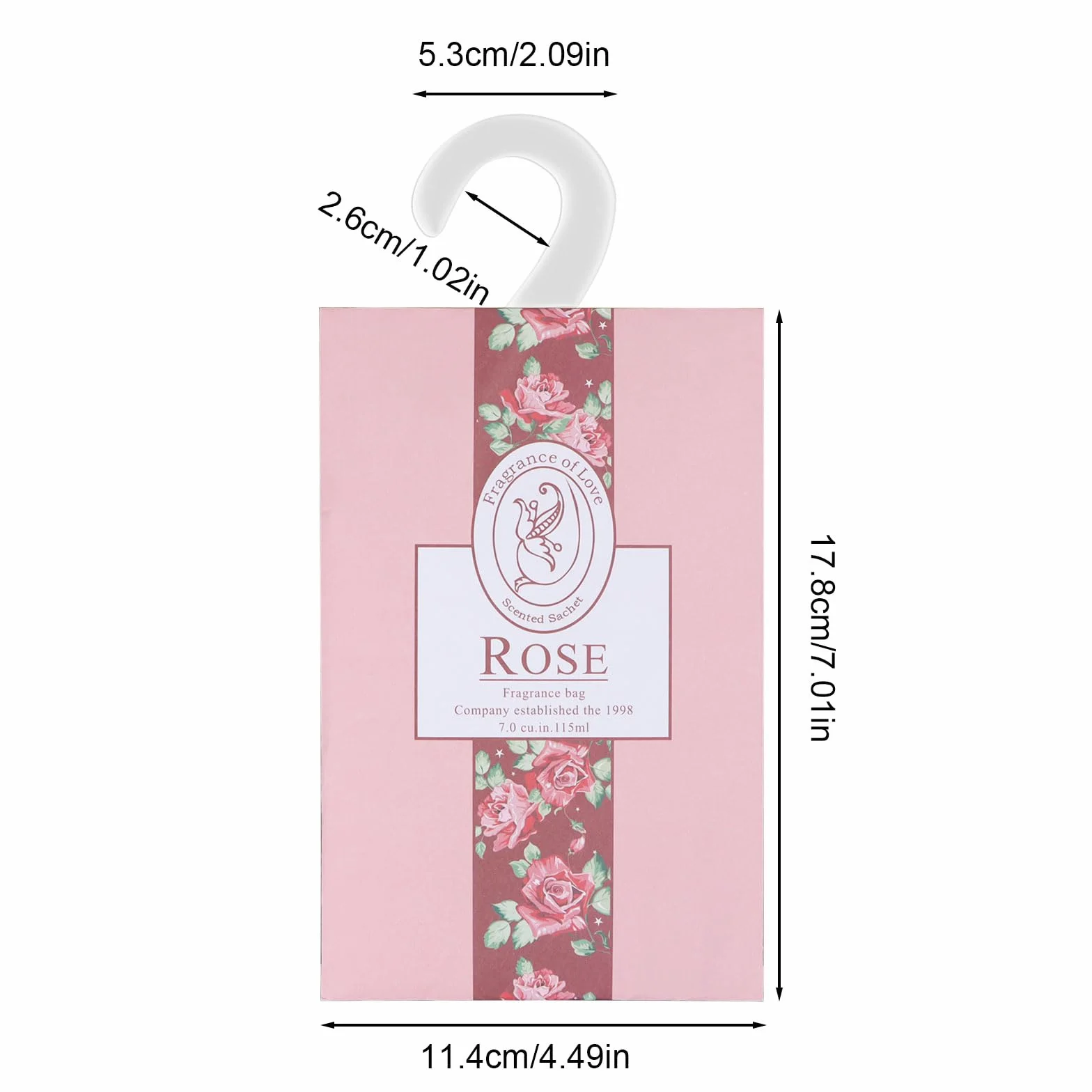 Sachets Parfumés Lot de 18 Parfum Placard Armoire Désodorisant Maison Voiture Lavande Jasmin Lys Rose Océan Citron