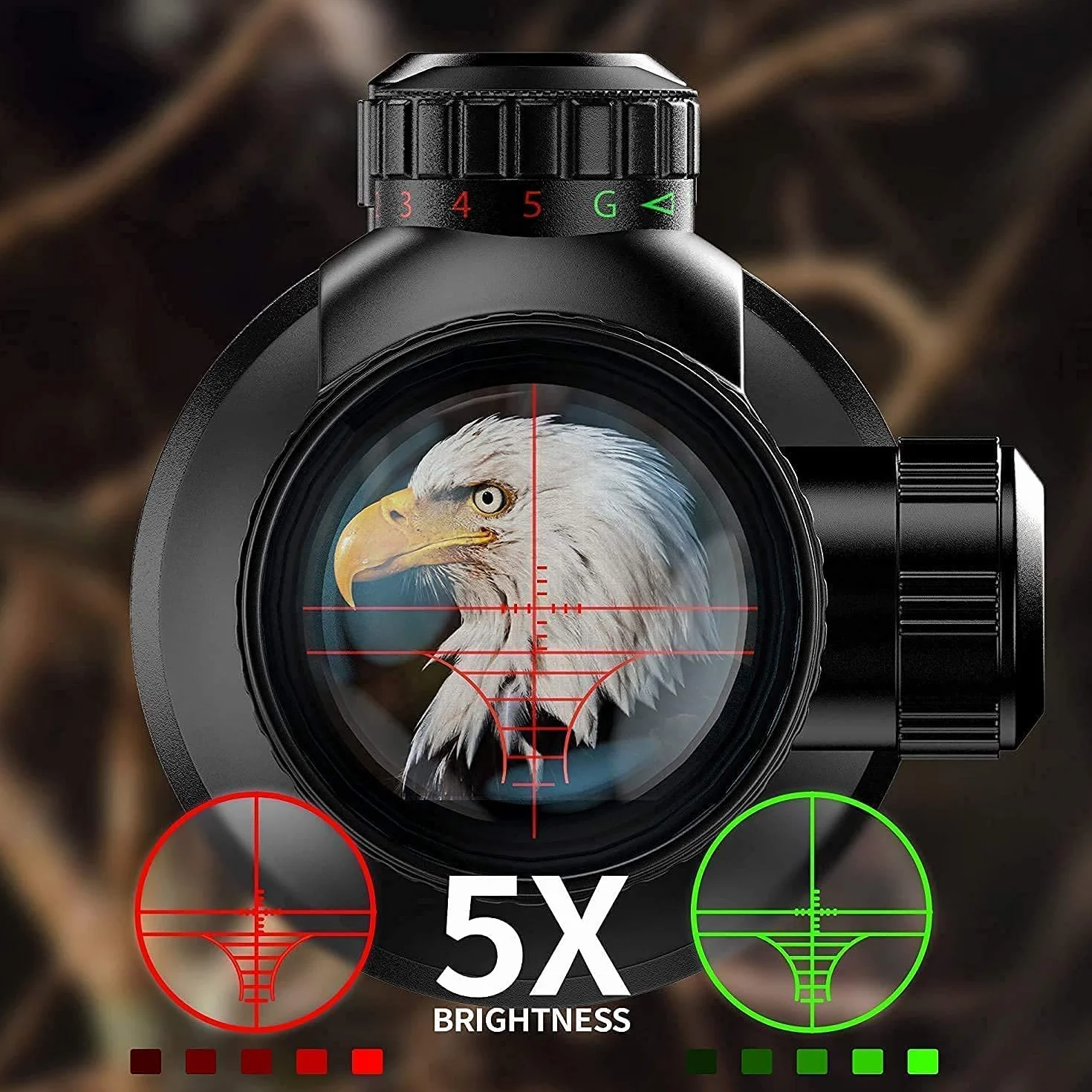 Paike 3-9x40 luneta karabinowa z czerwonym i zielonym podświetleniem Z Klapką