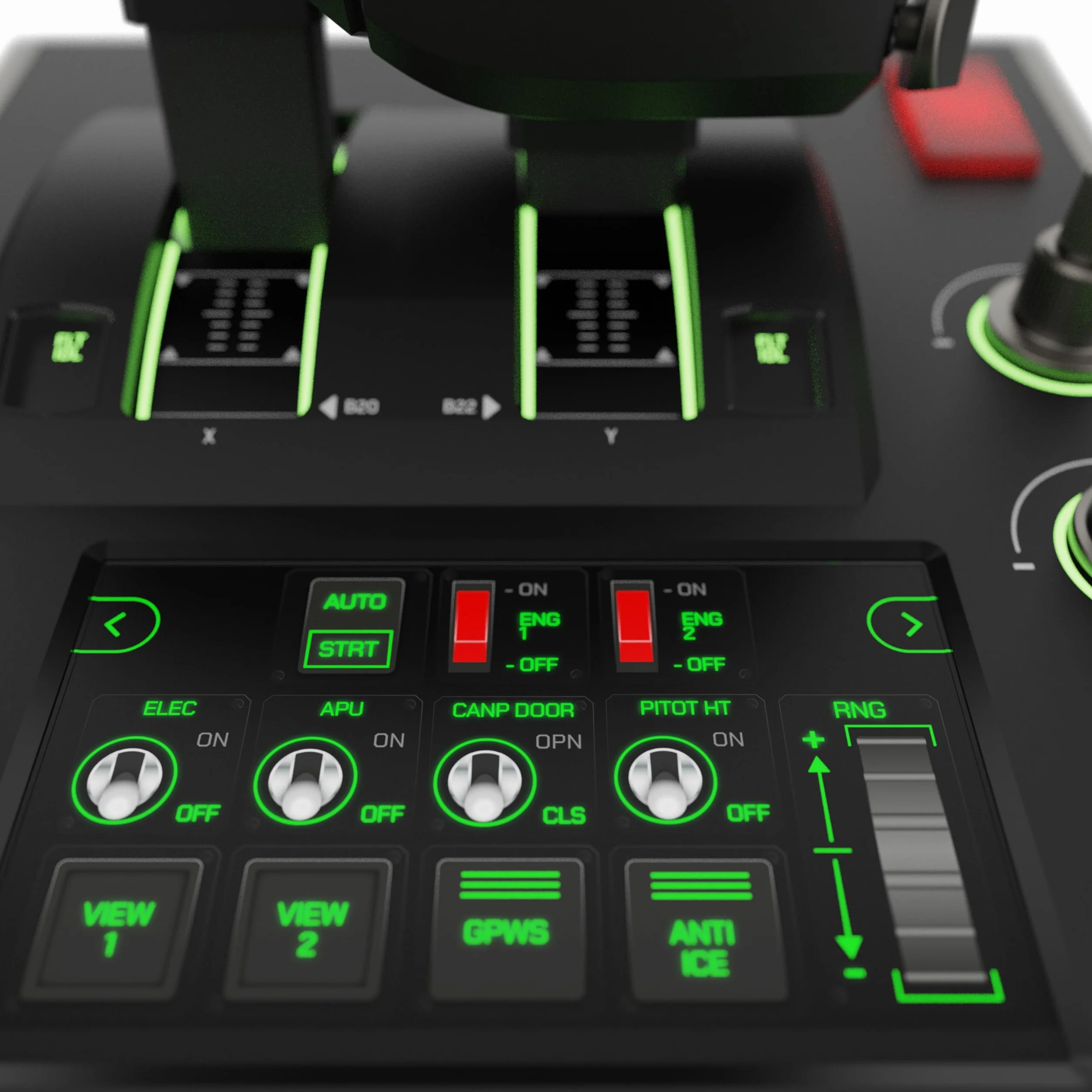 Turtle Beach VelocityOne Flightdeck Joystick HOTAS avec Écran Tactile HUD pour Windows 10 & 11