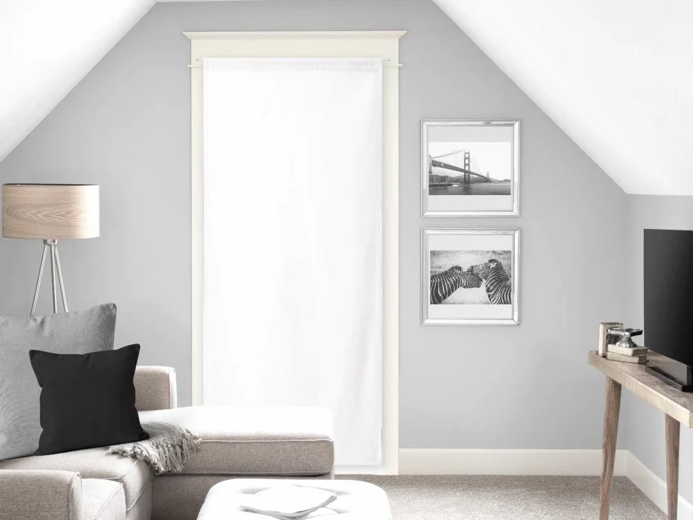 Soleil d'ocre Dolly Voile Porte Fenêtre Polyester Blanc 90x200 cm
