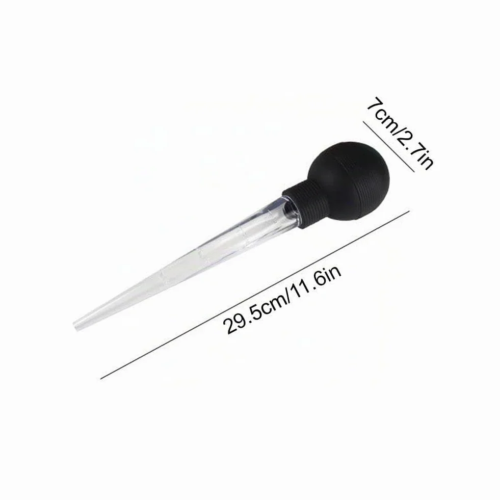 Poire à Dinde avec Brosse de Nettoyage Grande pour Cuisson Barbecue Grill