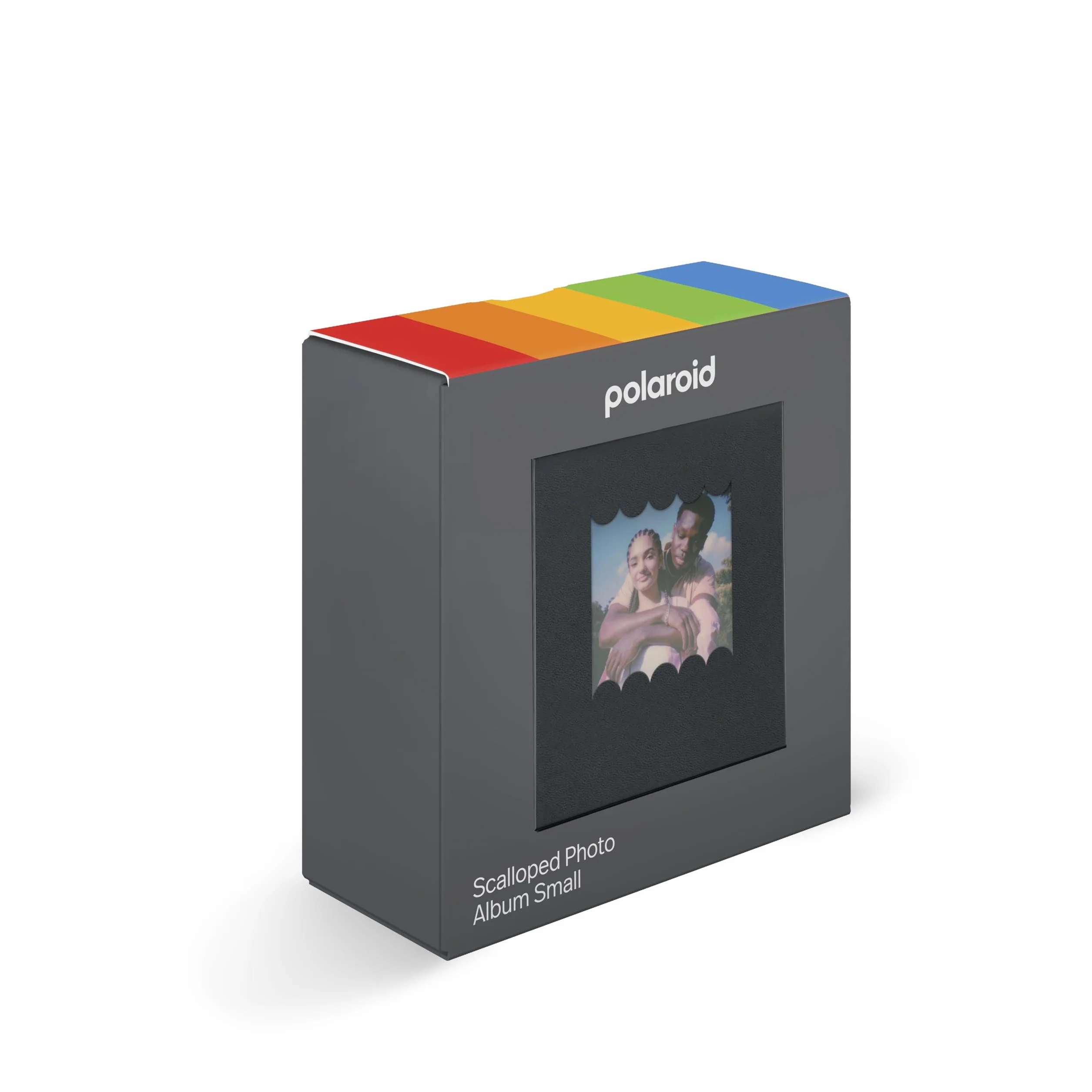 Polaroid Album photo festonné Noir – Petit album pour photos instantanées Polaroid i-Type, 600, SX-70, 40 photos