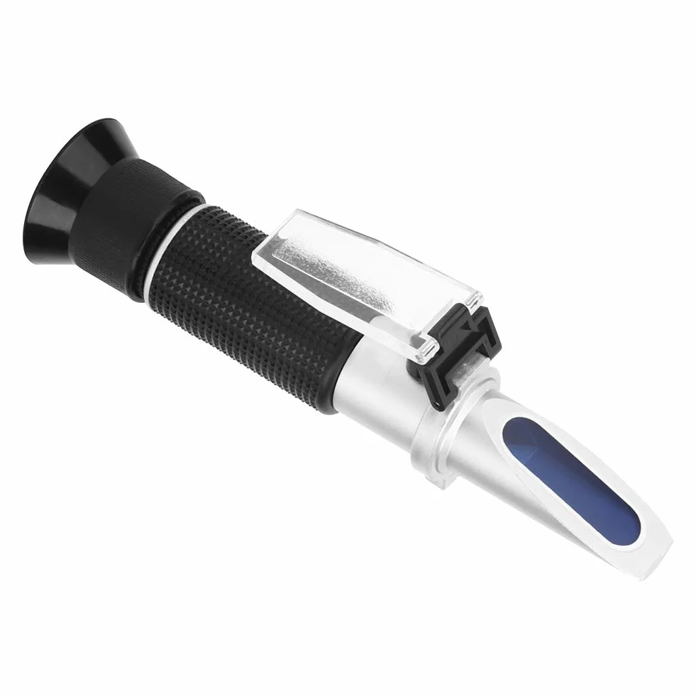 Omabeta Réfractomètre Vétérinaire pour Colostrum Réfractomètre Brix 21 * 9 * 5 Réfractomètre Compteur de Test de Sucre 0-20% avec Indice Précis pour la Compensation Automatique de la Température