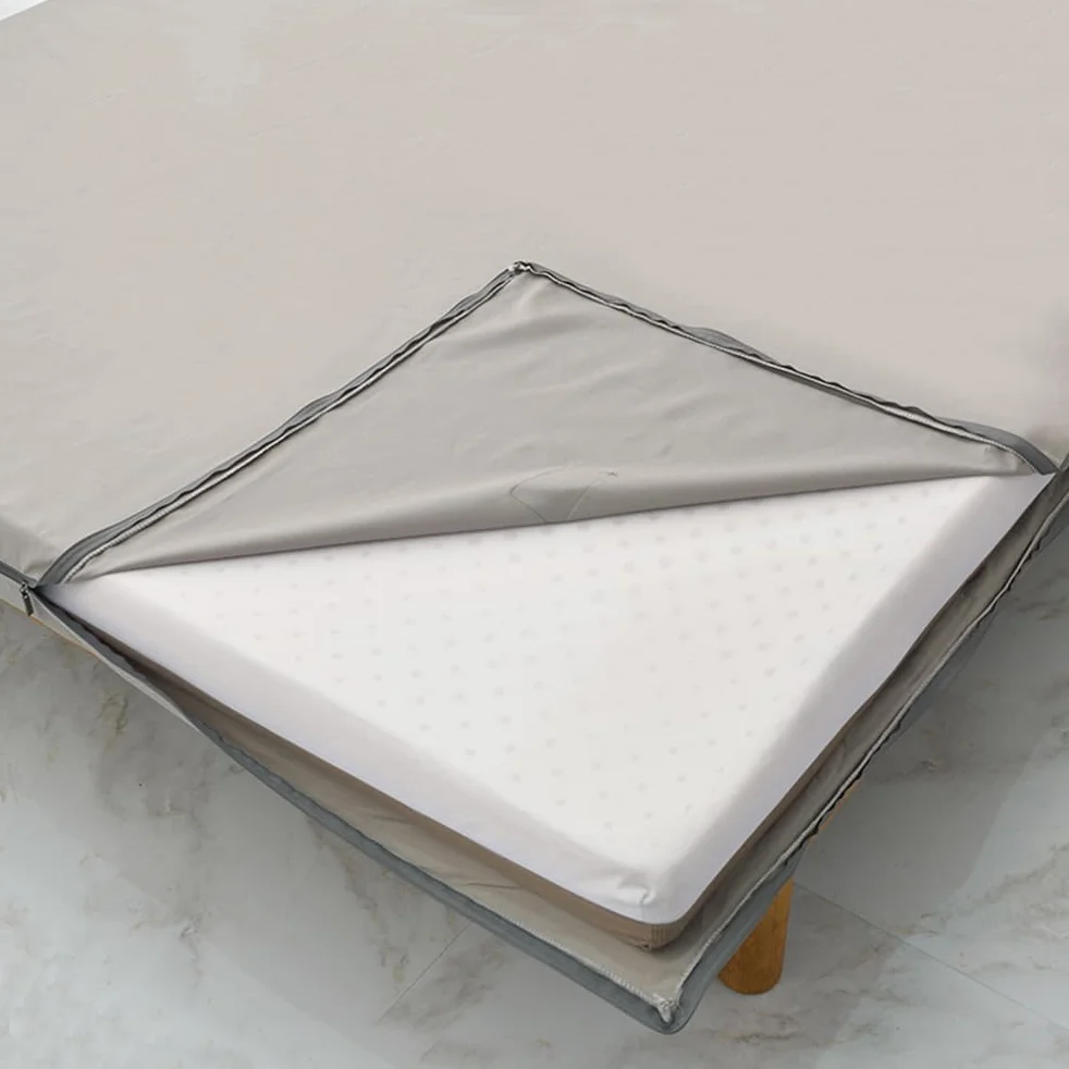 Doux Housse de Matelas Futon Japonais Traditionnel avec Fermeture Éclair, Antidérapante, 90x190cm