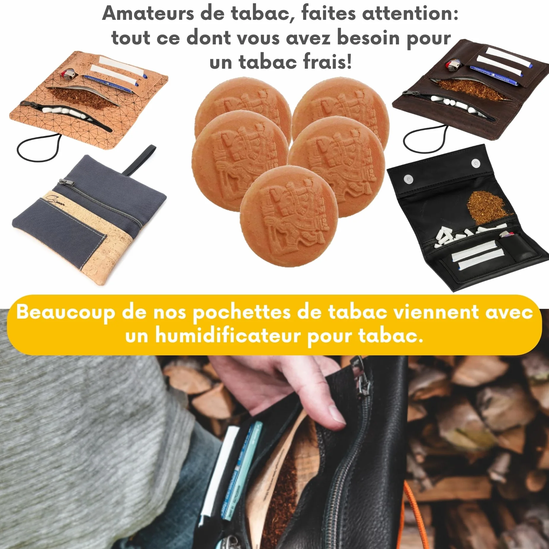 SIMARU Humidificateur de Tabac en Terre Cuite (5)