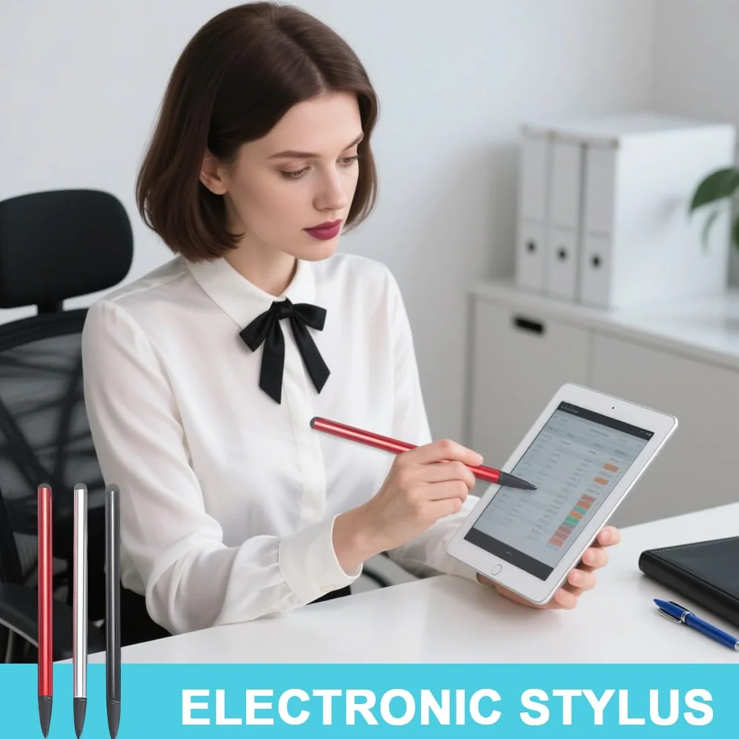 6 szt. 2 w 1 uniwersalny pojemnościowy rysik do tabletu, rysik do tabletu, rysik do wszystkich tabletów, kompatybilny ze wszystkimi pojemnościowymi urządzeniami z ekranem dotykowym, telefonem