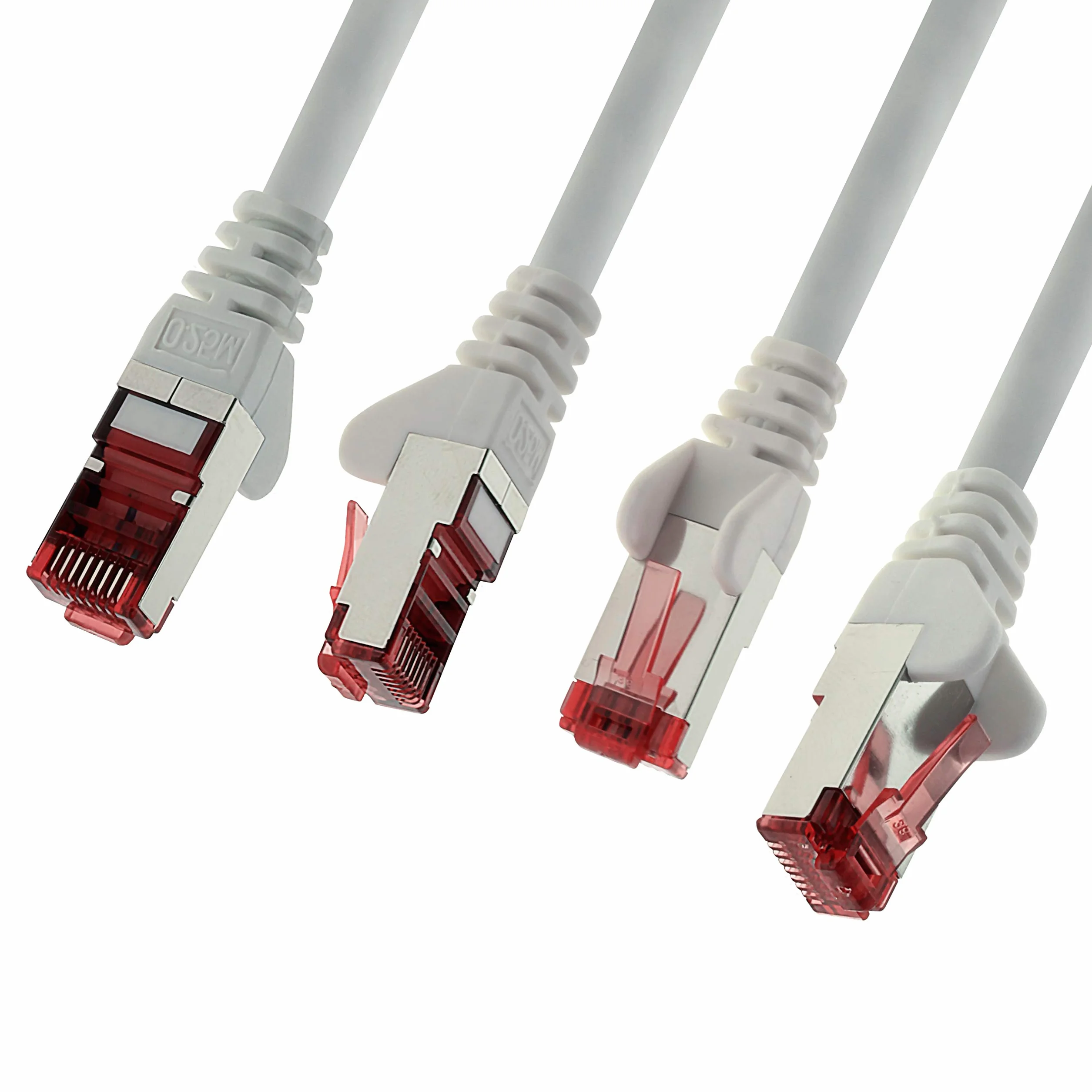 Câble réseau Cat.6 0,5m blanc SFTP Pimf 5 pièces