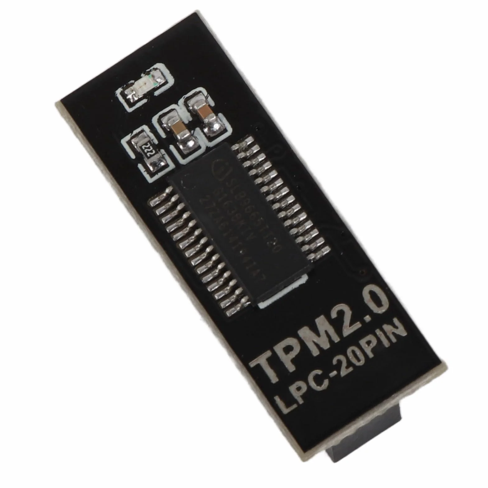 Eujgoov Moduł TPM 2.0 20-pinowy interfejs LPC chip bezpieczeństwa do procesora kryptograficznego płyty głównej PC
