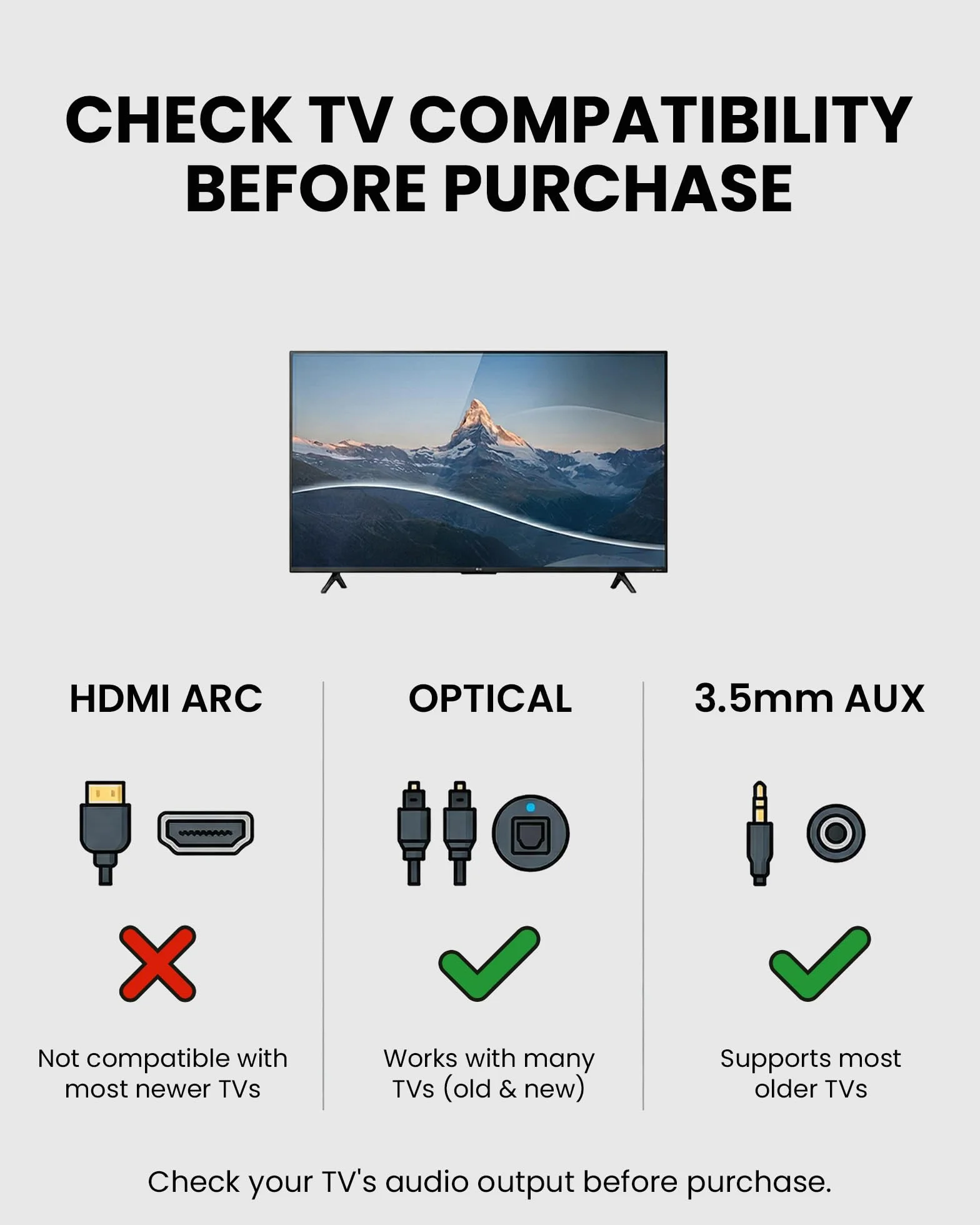 Avantree Audikast 4 – transmiter TV Auracast i Bluetooth 5.4 do słuchawek i wybranych urządzeń wspomagających słyszenie, aptX Adaptive i HD, optyczne i AUX, przyszłościowy i aktualizowany