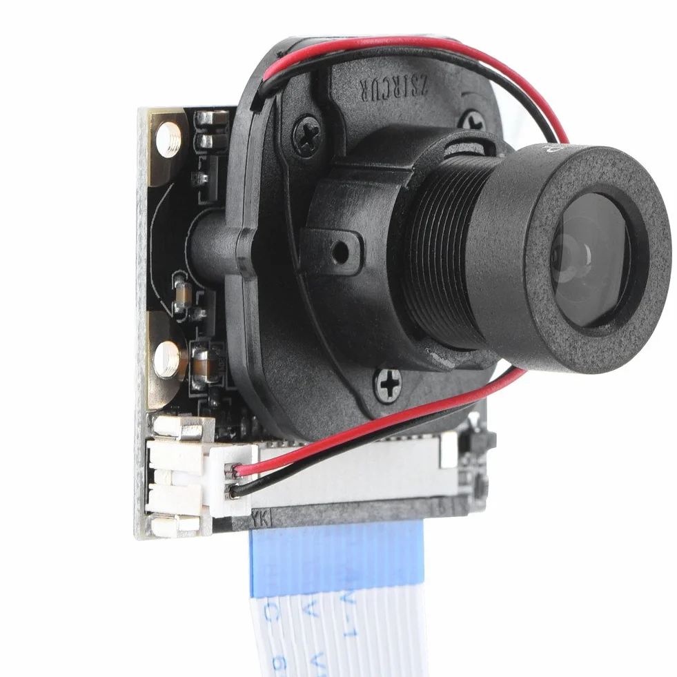 Topiky Mini Kamera na Podczerwień 5 MP - Ręczna Kamera Noktowizyjna z Regulacją Długości Ostrości, HD OV5647 1080p z 2 Diodami LED