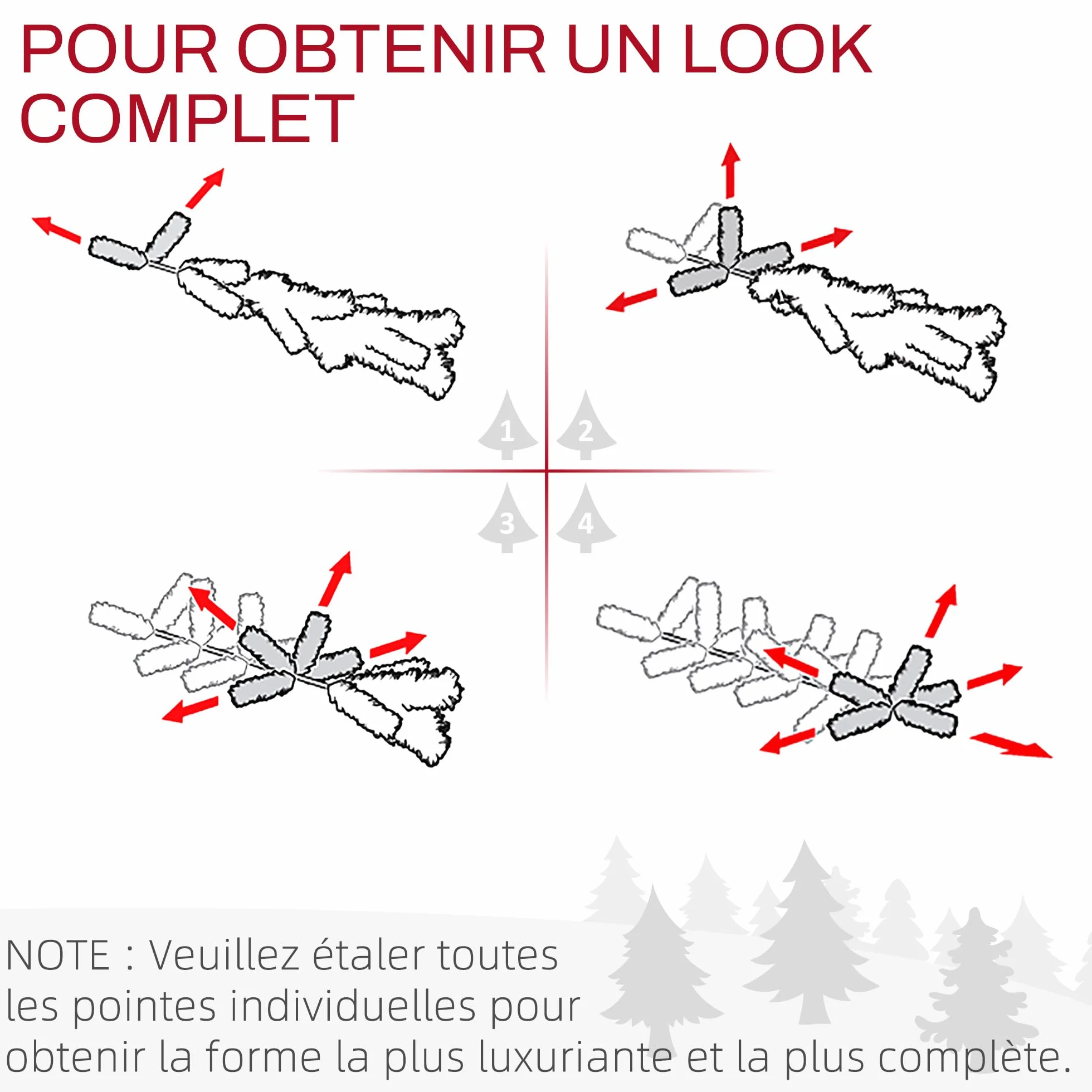 HOMCOM Couronne de Noël Porte givrée Artificielle 60 CM décoration de Noël Lumineuse avec Pommes de pin et Baies Rouges, lumières LED et minuterie, pour Porte, fenêtre ou cheminée, Vert