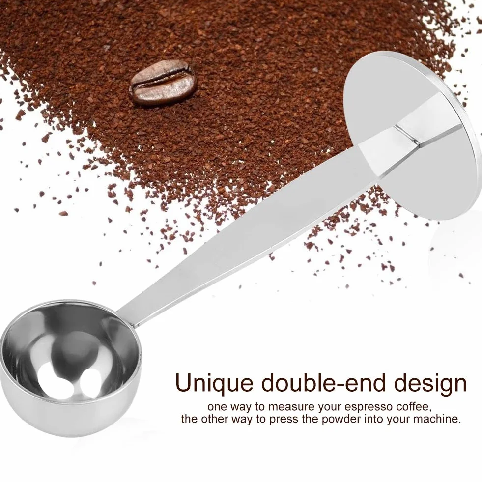 Cuillère Doseuse Café 2 en 1 Acier Inoxydable Cuillère à Mesurer le Café Moulu