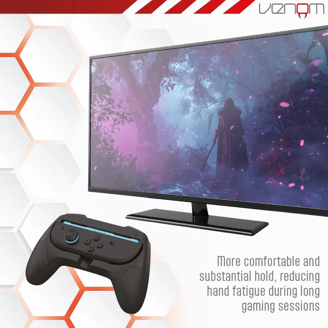 Venom Lot de 2 adaptateurs pour grips Joy-Con Switch 2 Nintendo Switch 2