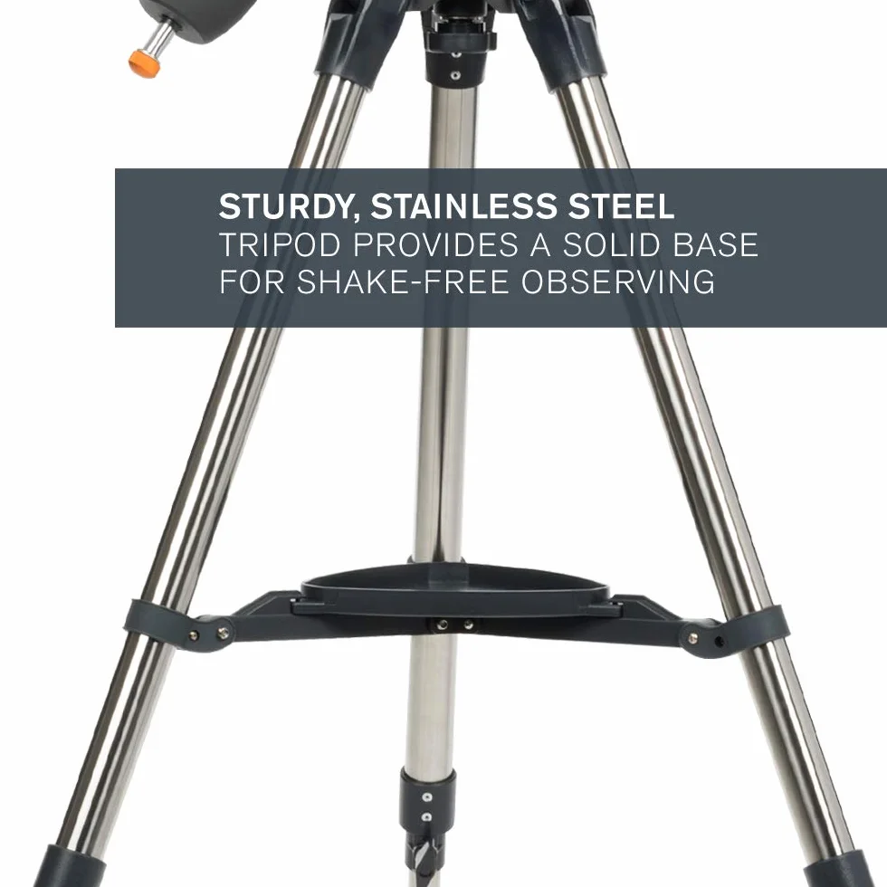 Celestron 31051 AstroMaster 130EQ - Newtonowski teleskop zwierciadlany z napedem silnikowym Celestron 31051 AstroMaster 130EQ, ciemnoniebieski
