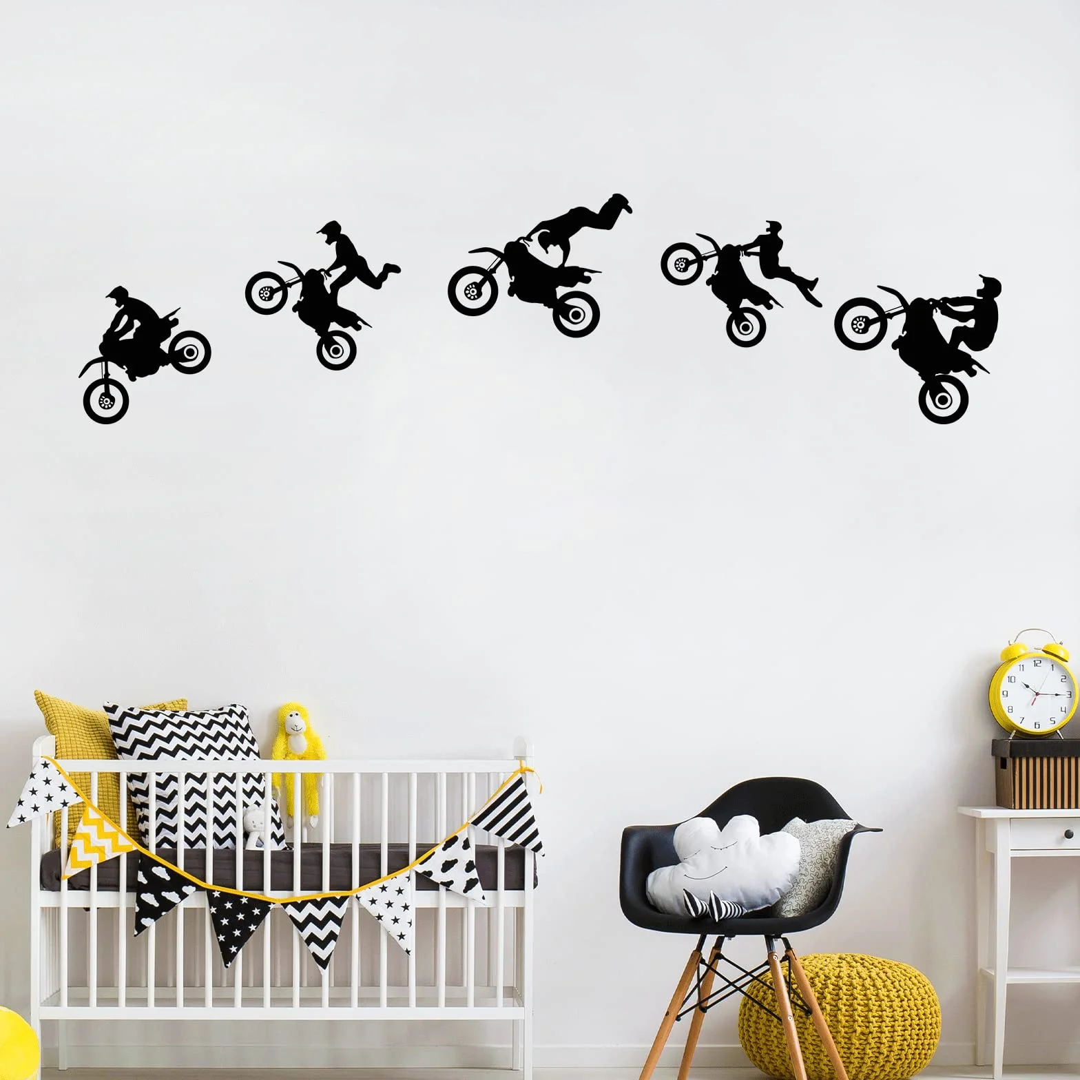 IDISON Autocollant moto Dirt Bike - Sticker mural sport