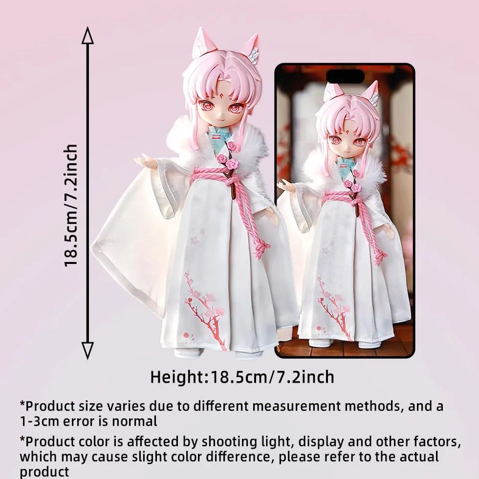 BJD Figurine de boîte aveugle articulée à billes série Nagi Wind Chaser 1/12 collection 1 pièce