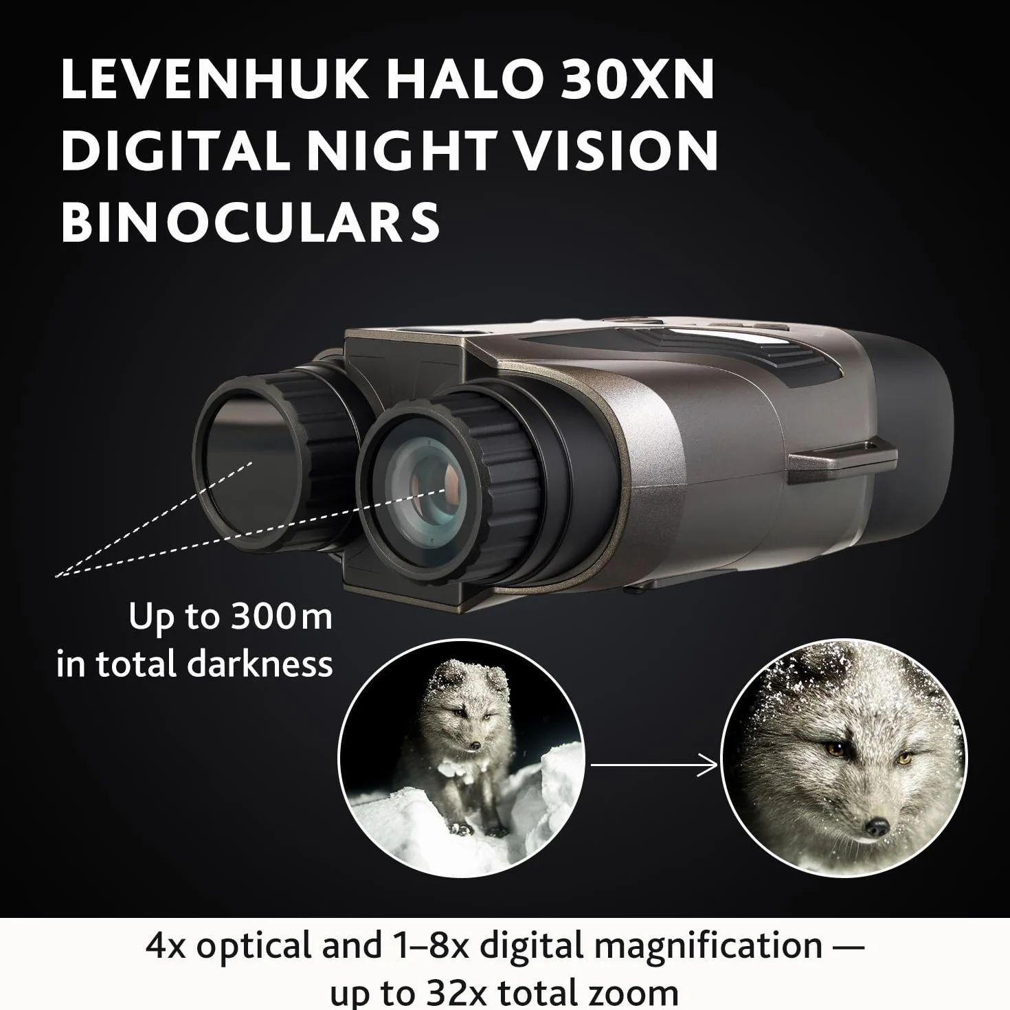 Cyfrowa lornetka noktowizyjna Levenhuk Halo 30XN