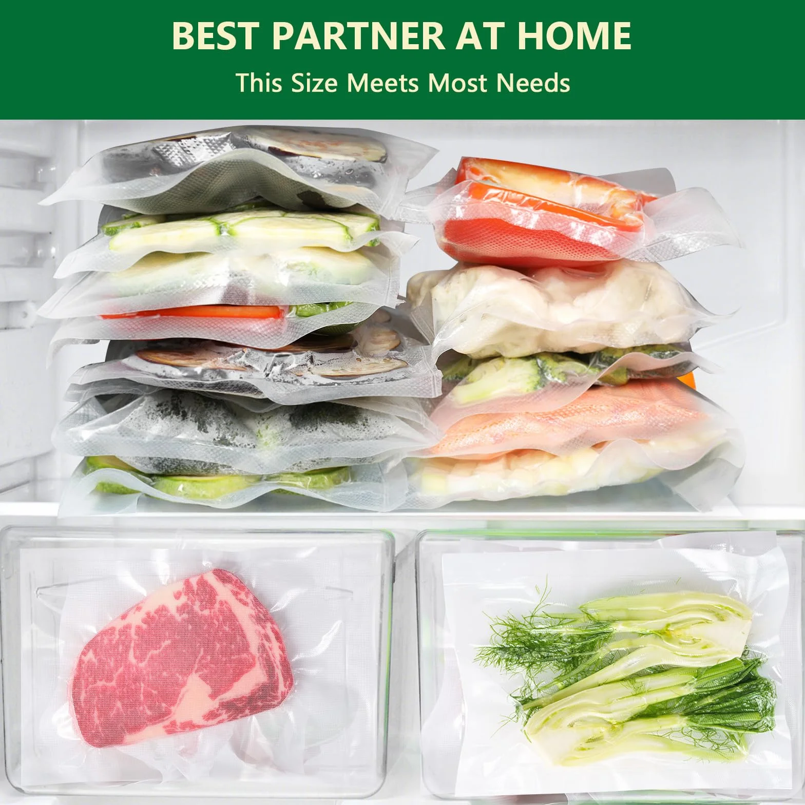 Sacs Sous Vide Alimentaire 20 x 30 cm 100 Sachets Vinabo