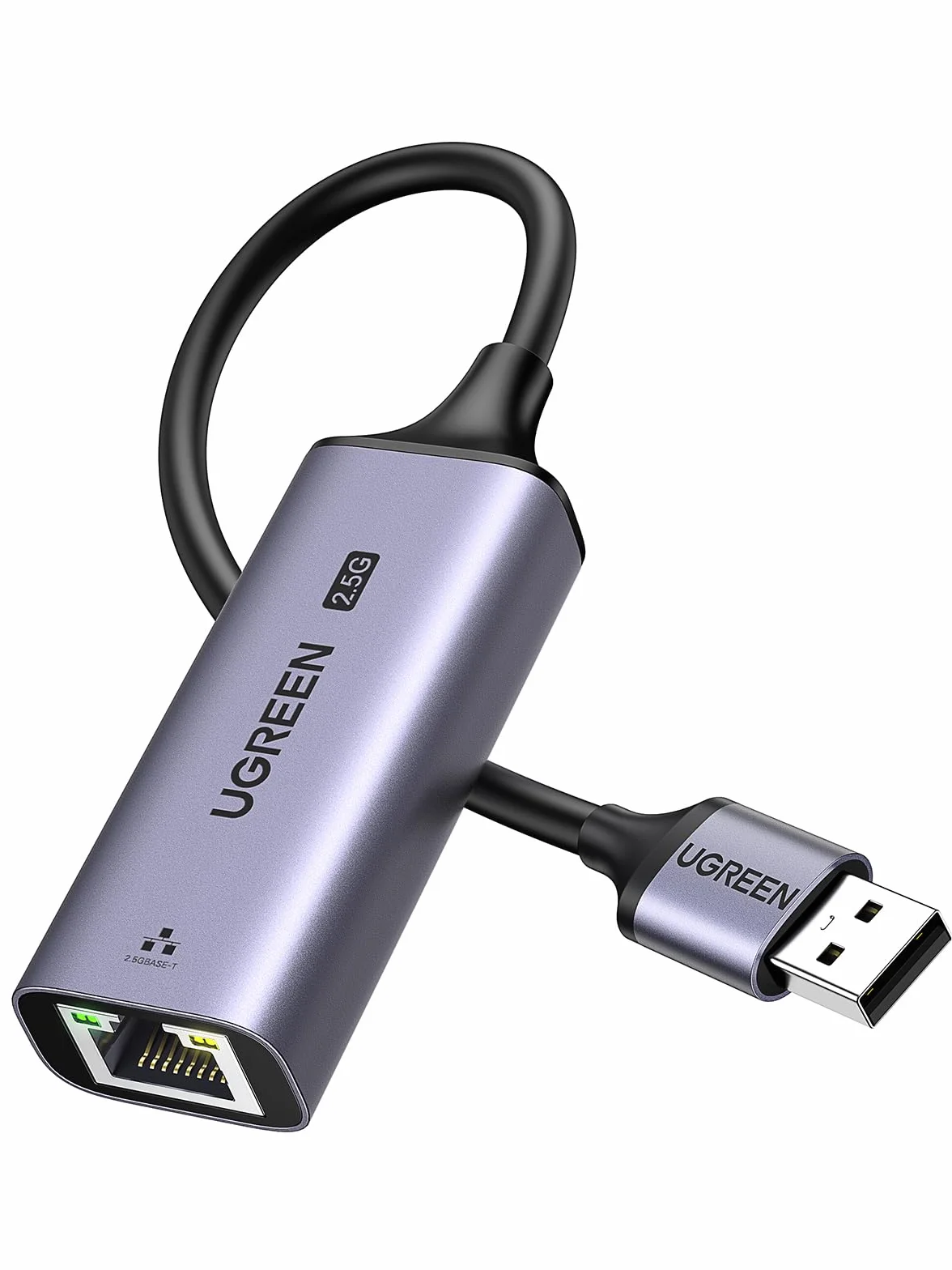 UGREEN Adaptateur USB 3.0 vers RJ45 Ethernet 2500 Mbps LAN Plug Play Windows 11 MacOS PC Portable