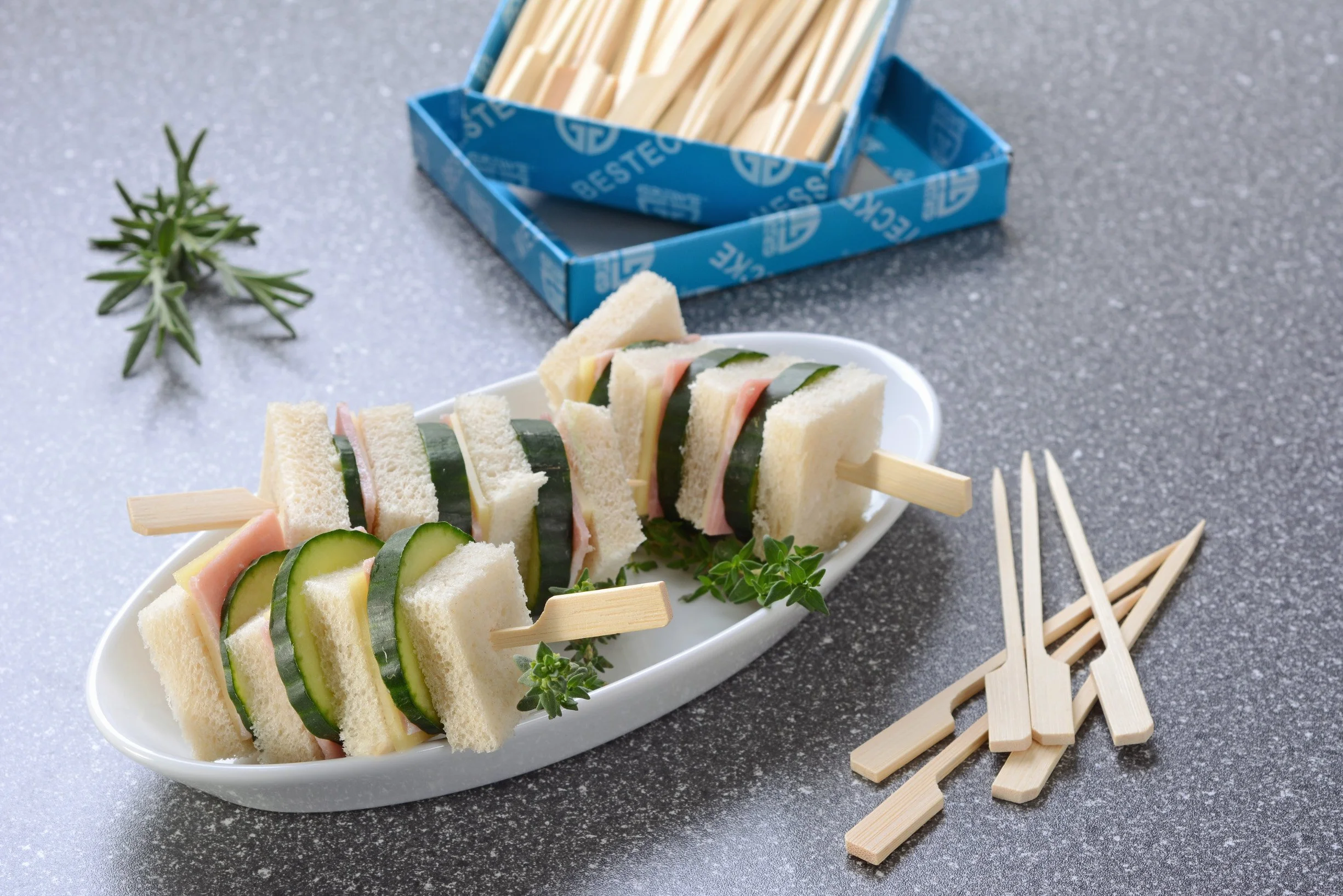 GRÄWE Lot de 100 brochettes en bambou