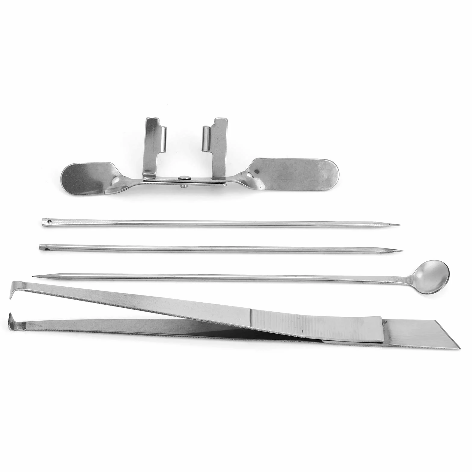 Kit D'outils pour Chapon de Poulet, Dispositif Vétérinaire en Acier Inoxydable, 5 Pièces