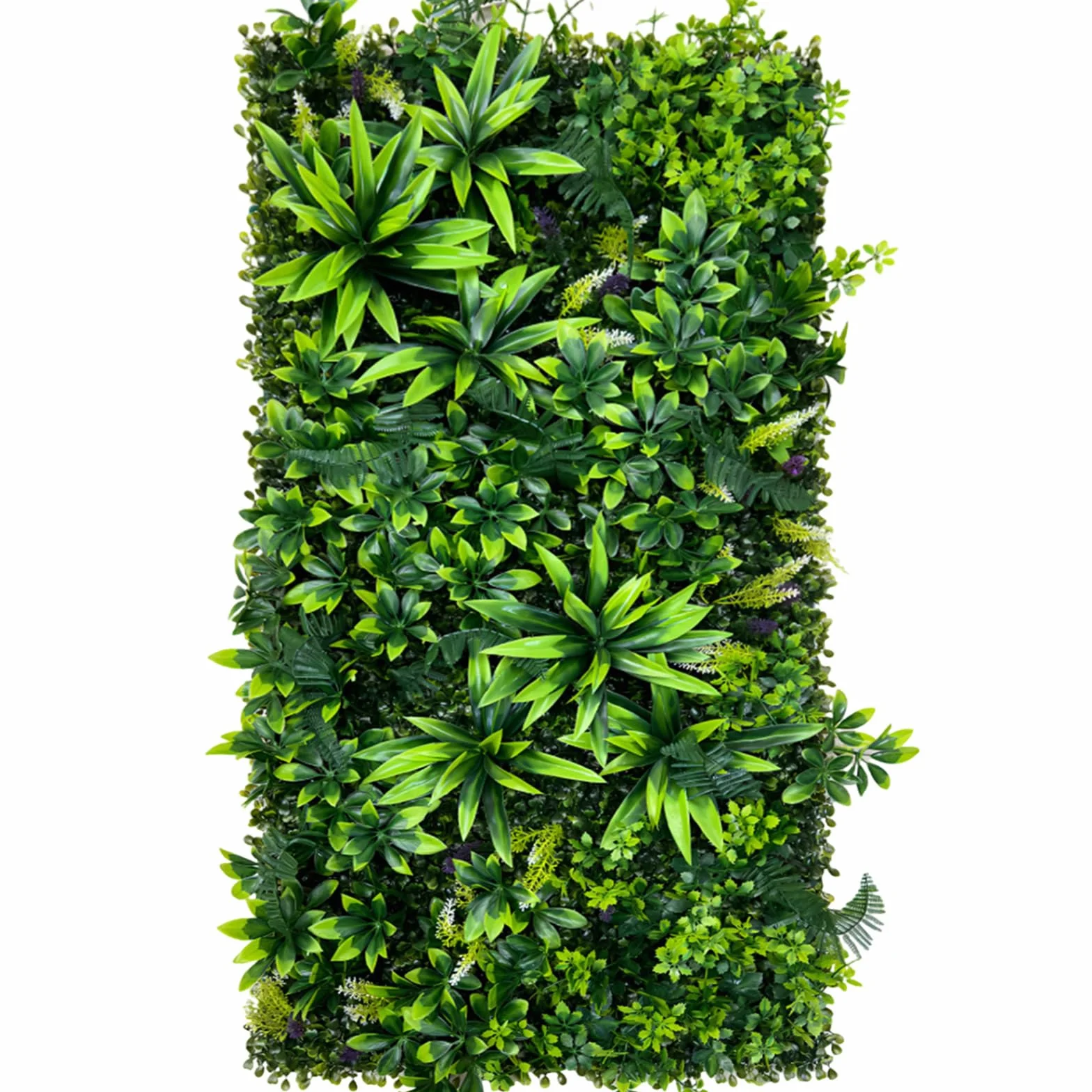 Panneau Mural Végétal Artificiel 50 cm x 100 cm Décoration Murale pour Intérieur Extérieur Maison Jardin