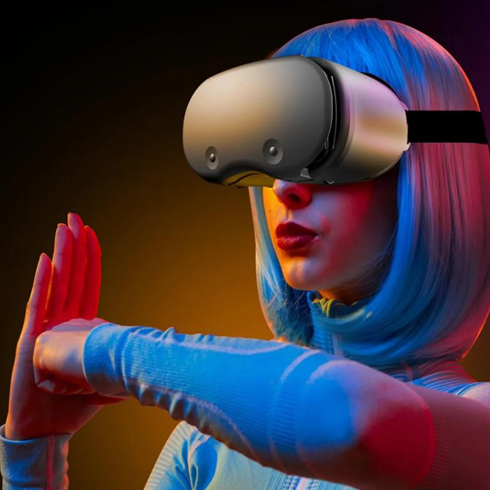 Zestaw Słuchawkowy VR do Wirtualnej Rzeczywistości Okulary 3D Gogle VR Kask 3D do Wirtualnej Rzeczywistości 5–7 Cali do Telewizora, Filmów Telefonicznych, Edukacji i Gier Wideo