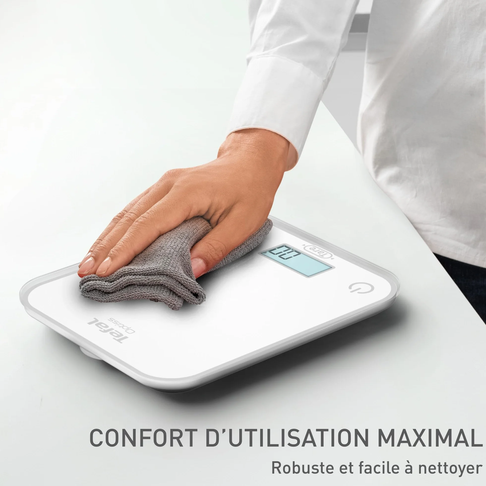 Balance de cuisine électronique Tefal Optiss 5kg Blanc BC50U0V0