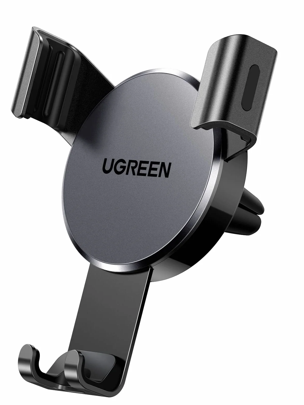 UGREEN Uchwyt na Telefon Samochodowy na Odpowietrznik Kompatybilny z iPhone Galaxy Huawei Xiaomi (Czarny)