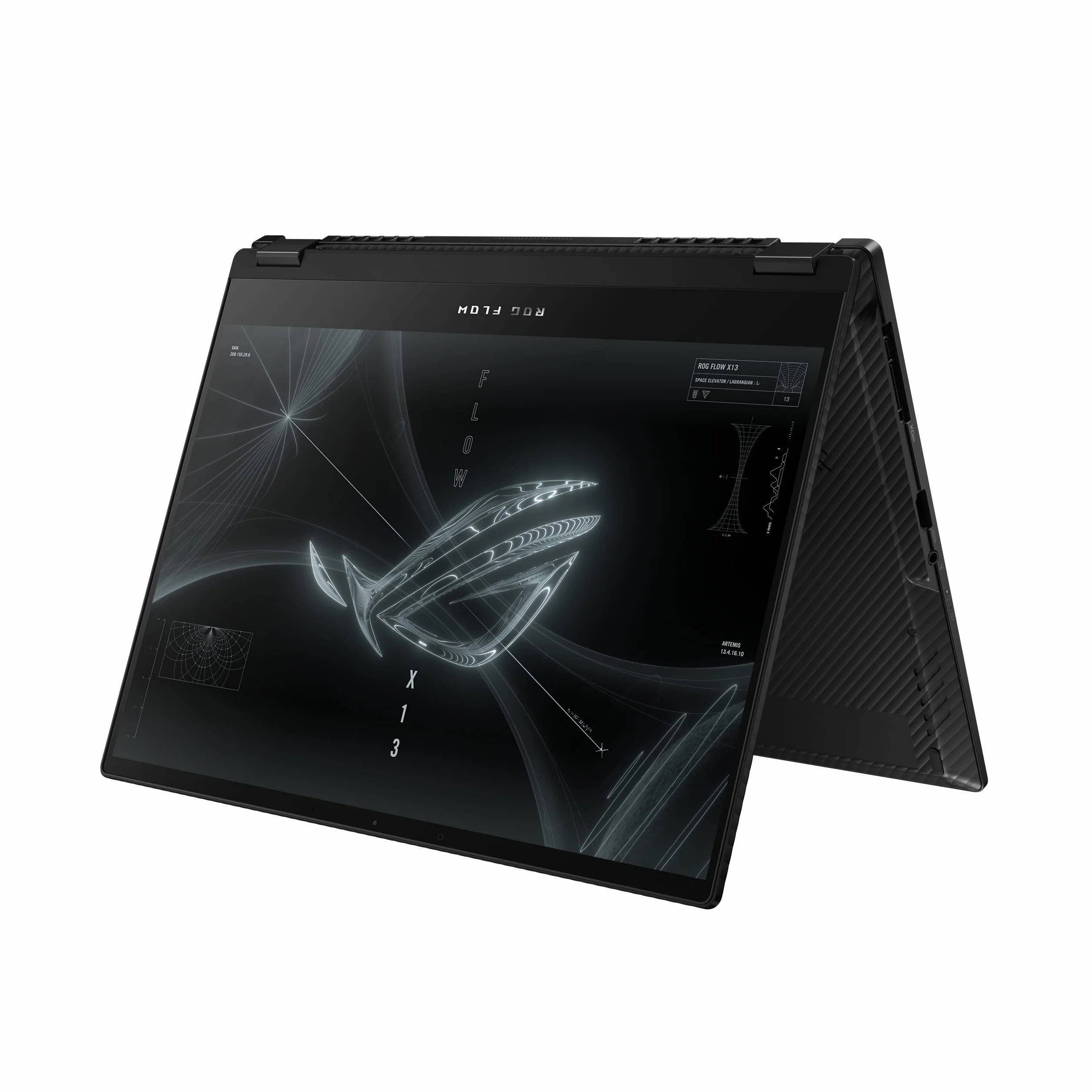 ASUS ROG Flow X13 Convertible Laptop | wyświetlacz 13,4" 16:10 120 Hz FHD+ | AMD R7-6800HS | 16 GB RAM | 512 GB SSD | AMD Radeon 680M | Windows 11 | klawiatura QWERTZ | Off Black | ekran dotykowy