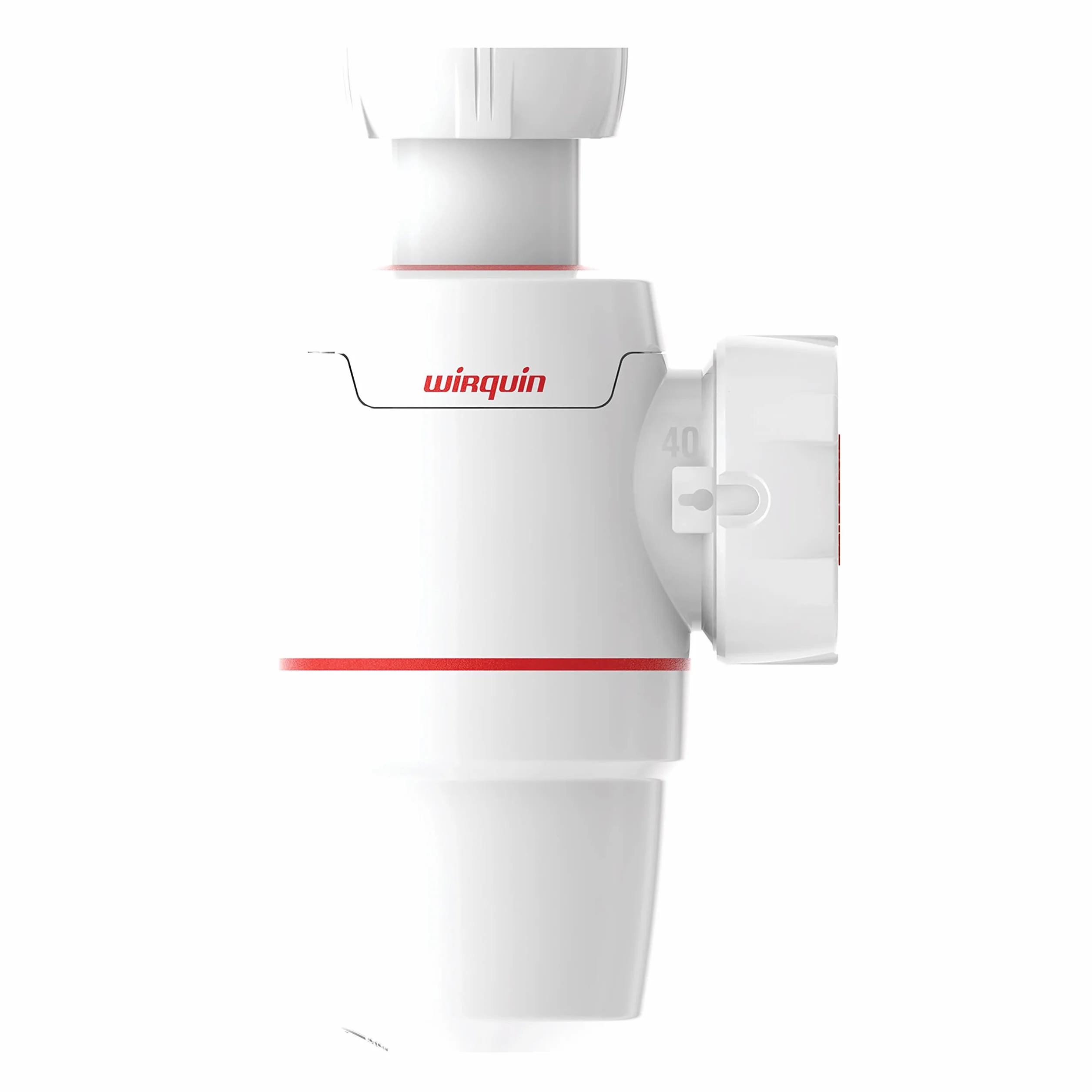 Wirquin Siphon d'évier Néo ⌀40 mm blanc