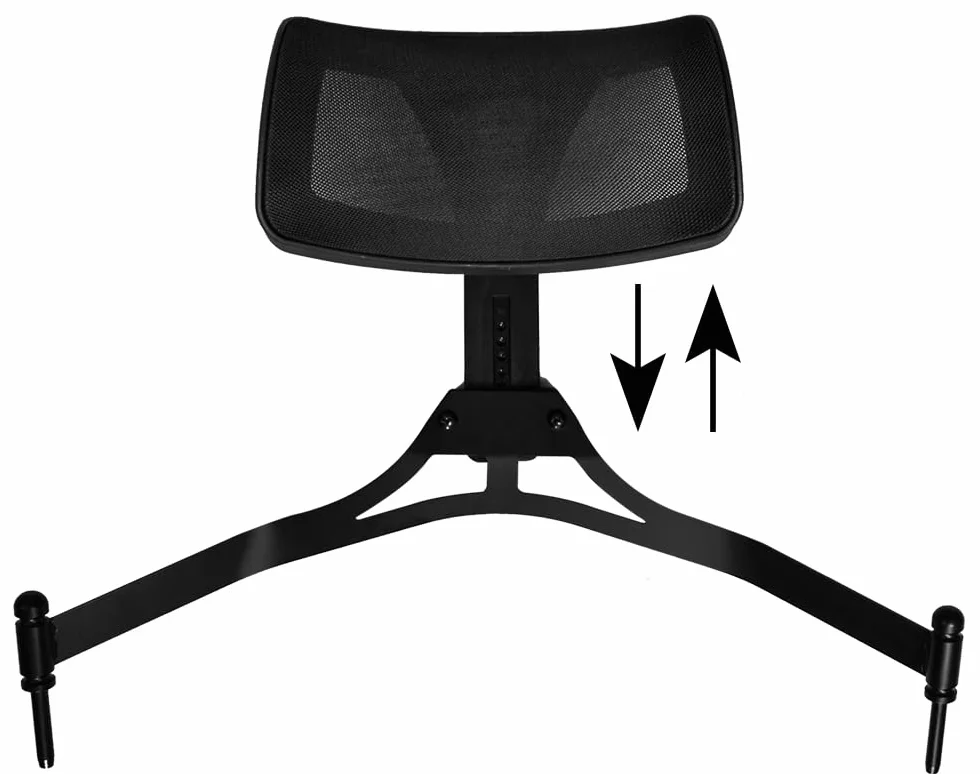 Chaise de Maquillage en Aluminium avec Appui-Tete Pliable
