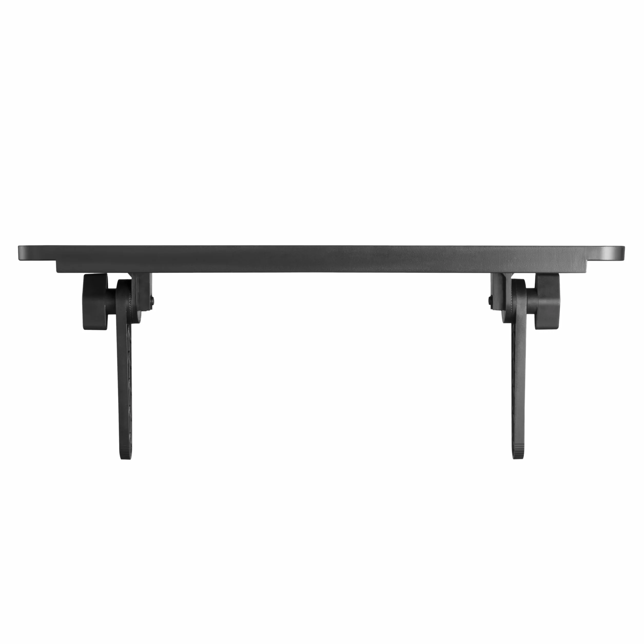 METRONIC 451074 Etagere pour TV Support Ecran Moniteur Tablette Decodeur Plateau Superieur Boitiers Multimedias Haut-parleurs Noir