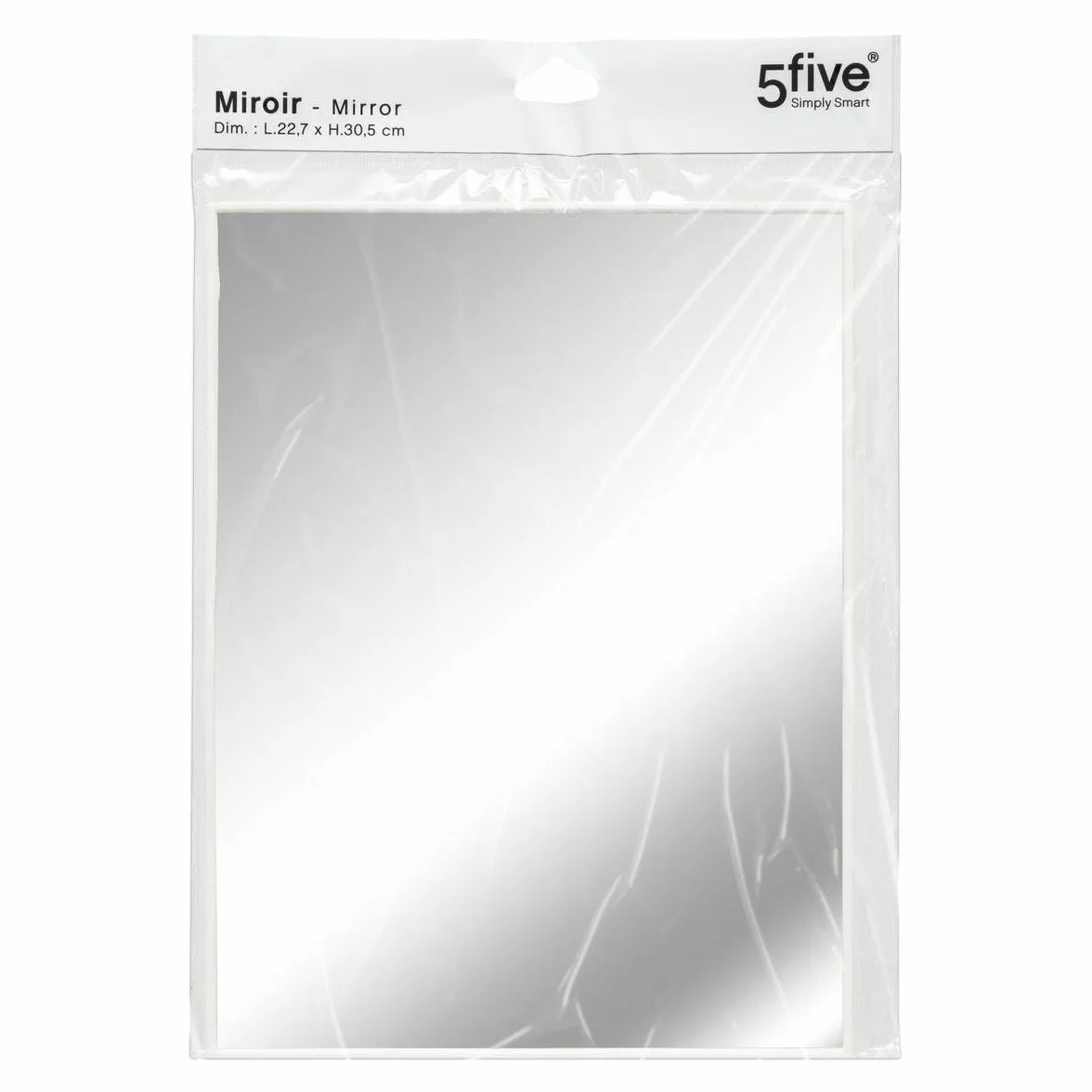 Miroir sur Pied Inclinable 23 x 31 cm - pour Salle de Bain, Coiffeuse